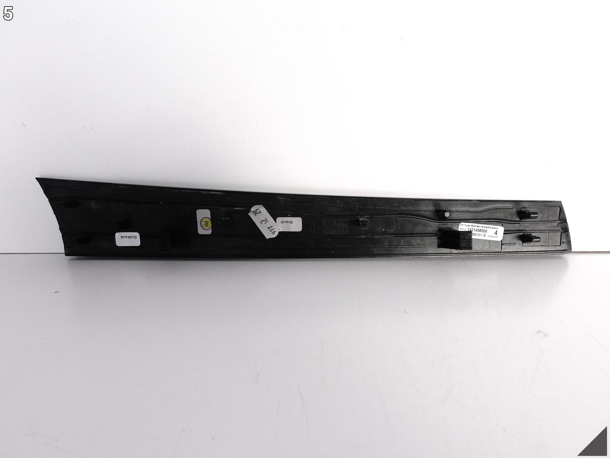 AUDI A8 S8 4H0 D4 09-17 LIFT LISTWA OZDOBNA DEKOR DRZWI PRAWYCH TYŁ LONG AUDI A8 S8 4H0 D4 09-17 LIFT LISTWA OZDOBNA DEKOR DRZWI PRAWYCH TYŁ LONG - obrazek 6