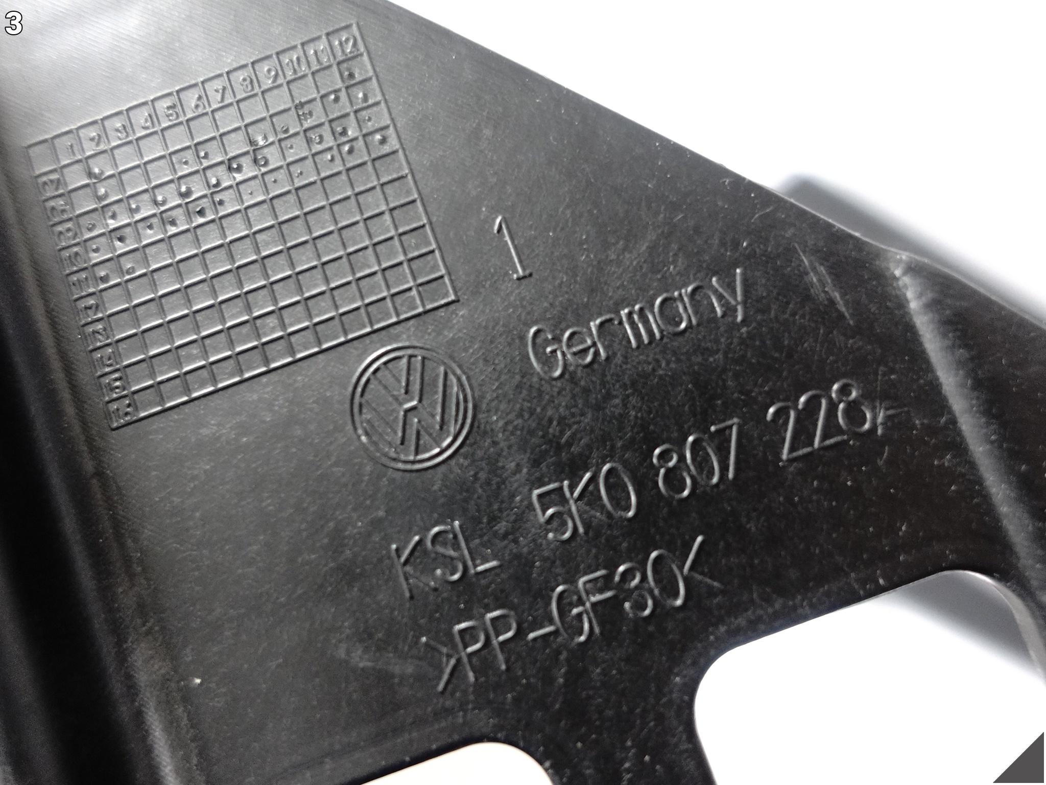 VW GOLF VI 6 5K0 08-12 ŚLIZG MOCOWANIE UCHWYT LAMPY PRAWY PRZÓD VW GOLF VI 6 5K0 08-12 ŚLIZG MOCOWANIE UCHWYT LAMPY PRAWY PRZÓD - obrazek 4