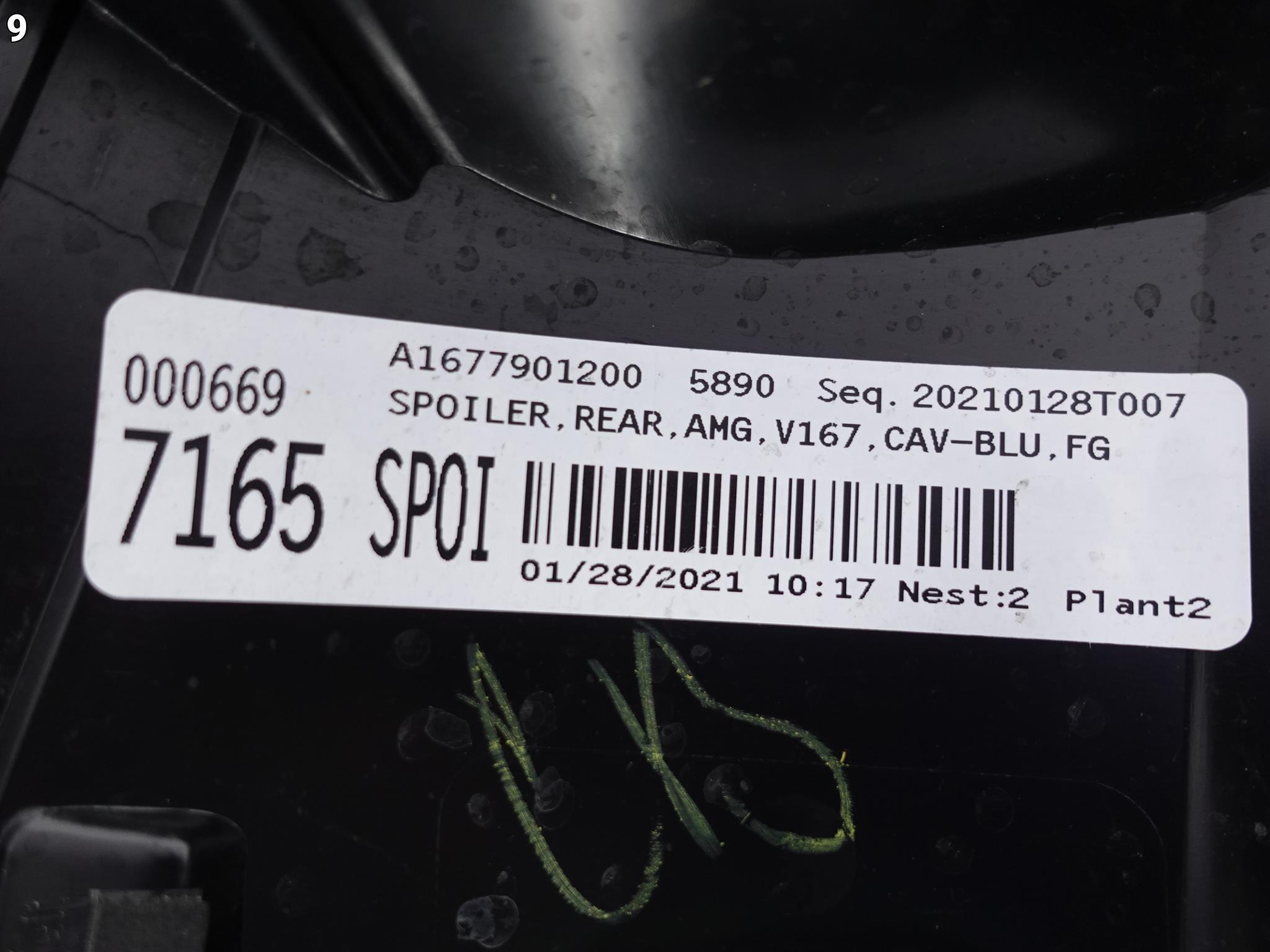 MERCEDES GLE W167 AMG 19- SPOILER LOTKA KLAPY TYŁ MERCEDES GLE W167 AMG 19- SPOILER LOTKA KLAPY TYŁ - obrazek 10