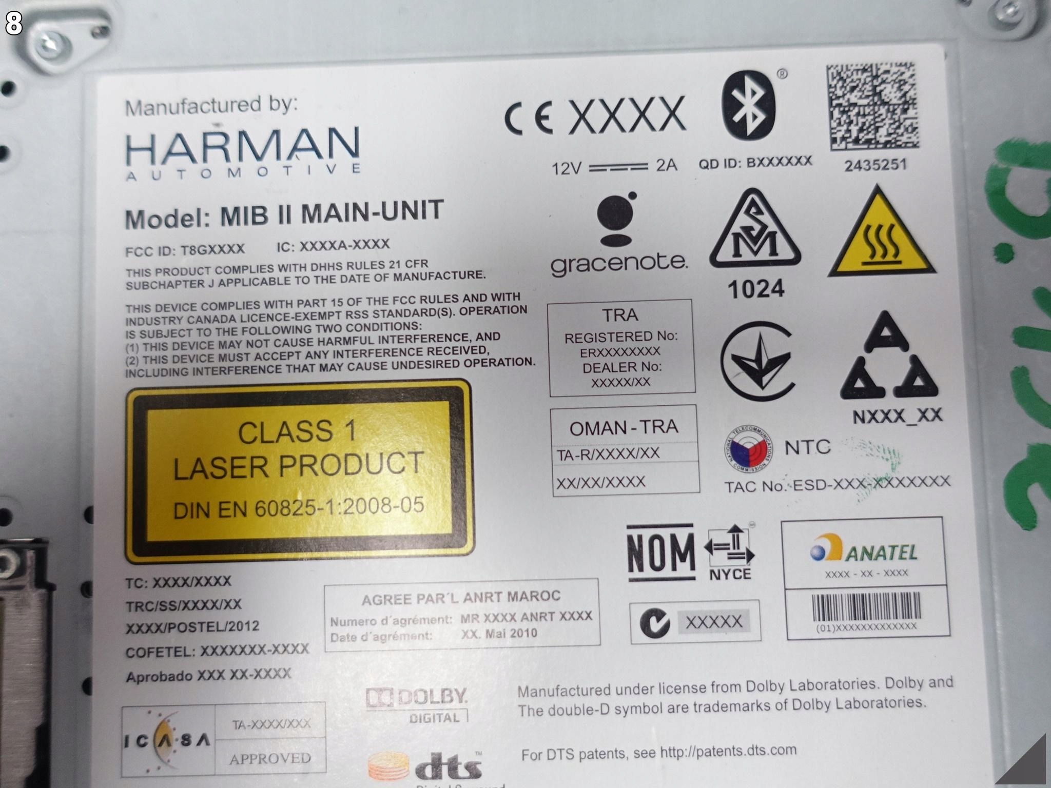 AUDI A7 A6 4G8 4G0 C7 LIFT 16-18 NAWIGACJA CZYTNIK SIM SD MIB II MAIN-UNIT AUDI A7 A6 4G8 4G0 C7 LIFT 16-18 NAWIGACJA CZYTNIK SIM SD MIB II MAIN-UNIT - obrazek 9