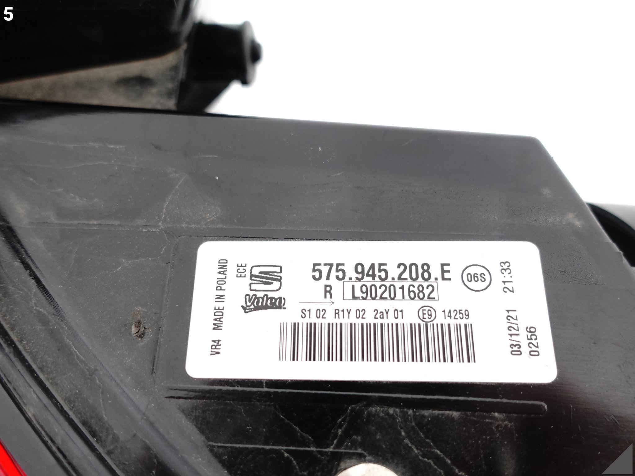 SEAT CUPRA ATECA 575 576 16-24 LIFT LAMPA LED PRAWA TYŁ EUROPA SEAT CUPRA ATECA 575 576 16-24 LIFT LAMPA LED PRAWA TYŁ EUROPA - obrazek 6