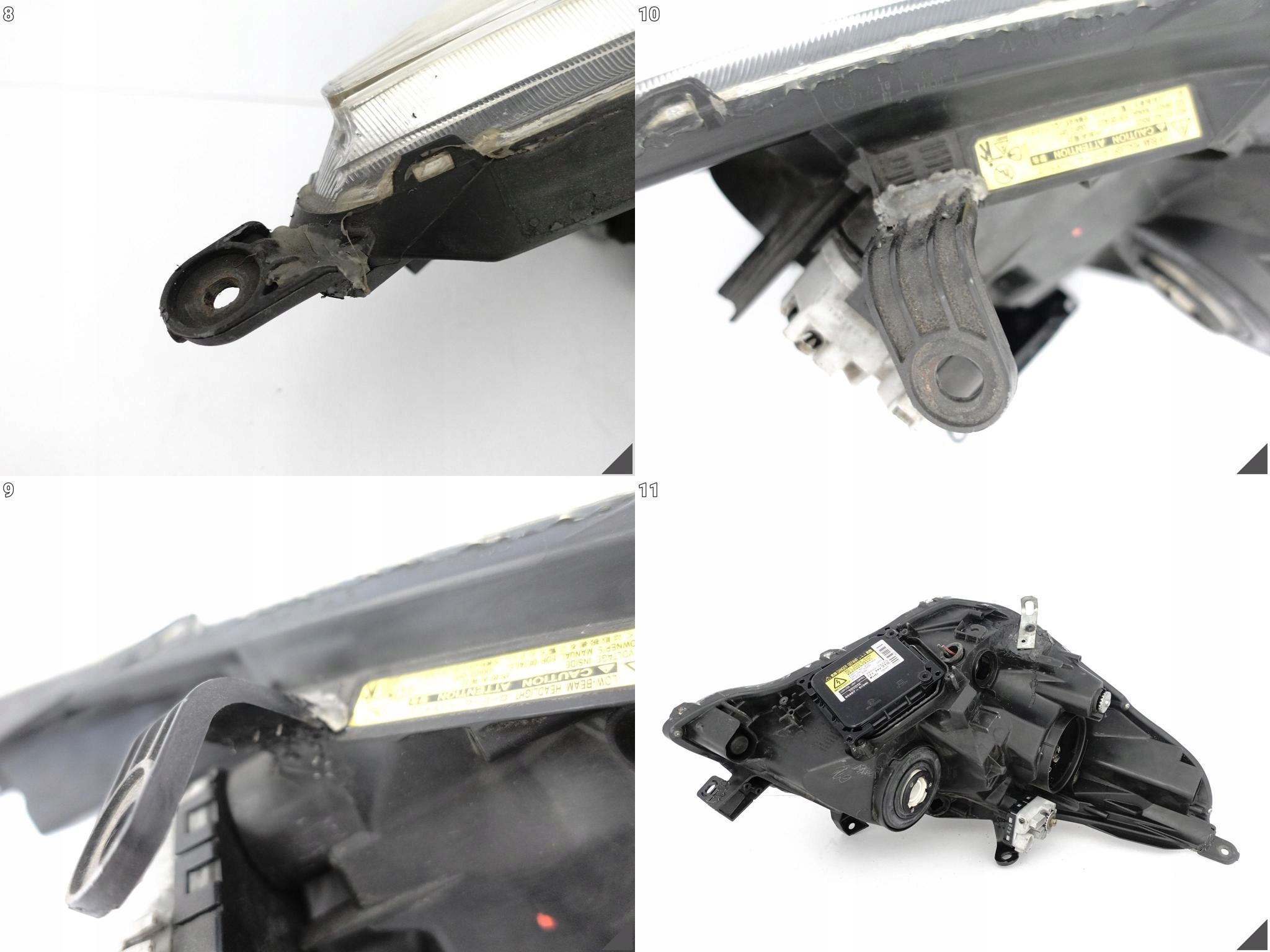 TOYOTA VERSO 09-13 (PRZED LIFTINGIEM) LAMPA XENON LEWA PRZÓD EUROPA+ MODUŁ TOYOTA VERSO 09-13 (PRZED LIFTINGIEM) LAMPA XENON LEWA PRZÓD EUROPA+ MODUŁ - obrazek 9