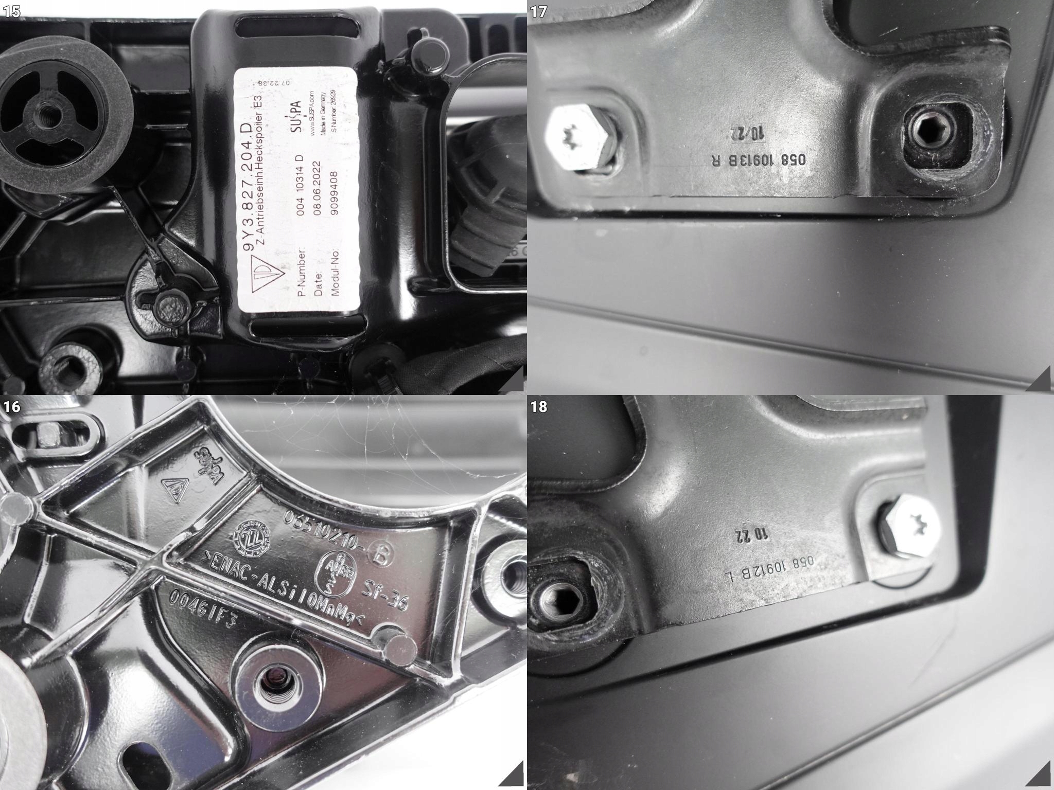 PORSCHE CAYENNE 9Y3 COUPE MECHANIZM+SPOILER LOTKA PORSCHE CAYENNE 9Y3 COUPE MECHANIZM+SPOILER LOTKA - obrazek 10