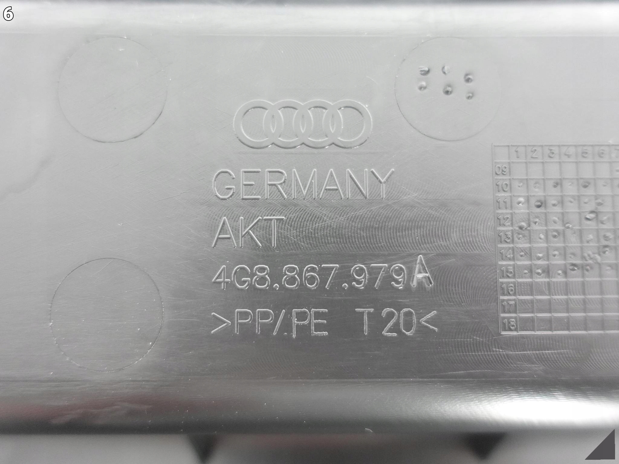 AUDI A7 4G8 C7 LIFT 10-18 TAPICERKA BOCZEK POKRYWY KLAPY PRZYCISK TYŁ AUDI A7 4G8 C7 LIFT 10-18 TAPICERKA BOCZEK POKRYWY KLAPY PRZYCISK TYŁ - obrazek 7