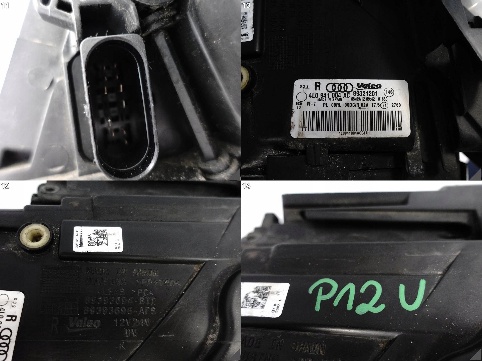 AUDI Q7 4L0 LIFT 09-15 LAMPA XENON + LED NIESKRĘTNA PRAWA PRZÓD EUROPA AUDI Q7 4L0 LIFT 09-15 LAMPA XENON + LED NIESKRĘTNA PRAWA PRZÓD EUROPA - obrazek 12