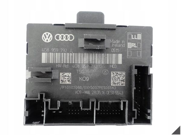 AUDI A6 S6 4G0 A7 S7 4G8 C7 LIFT 10-18 MODUŁ DRZWI PRAWYCH PRZÓD 36 KM
