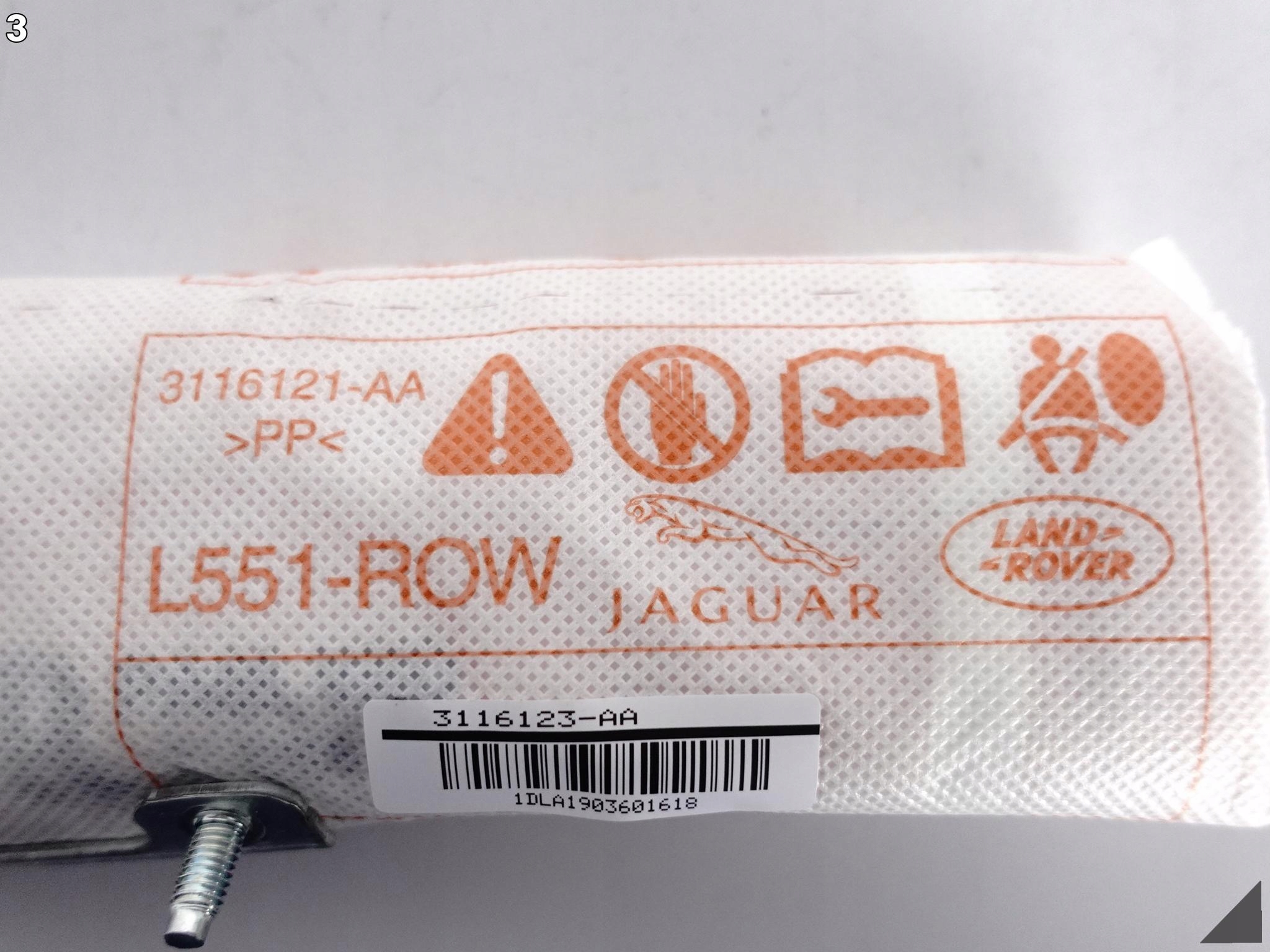 RANGE ROVER EVOQUE II L551 18- PODUSZKA AIRBAG FOTELA PRAWA NOWA ORYGINALNA RANGE ROVER EVOQUE II L551 18- PODUSZKA AIRBAG FOTELA PRAWA NOWA ORYGINALNA - obrazek 4