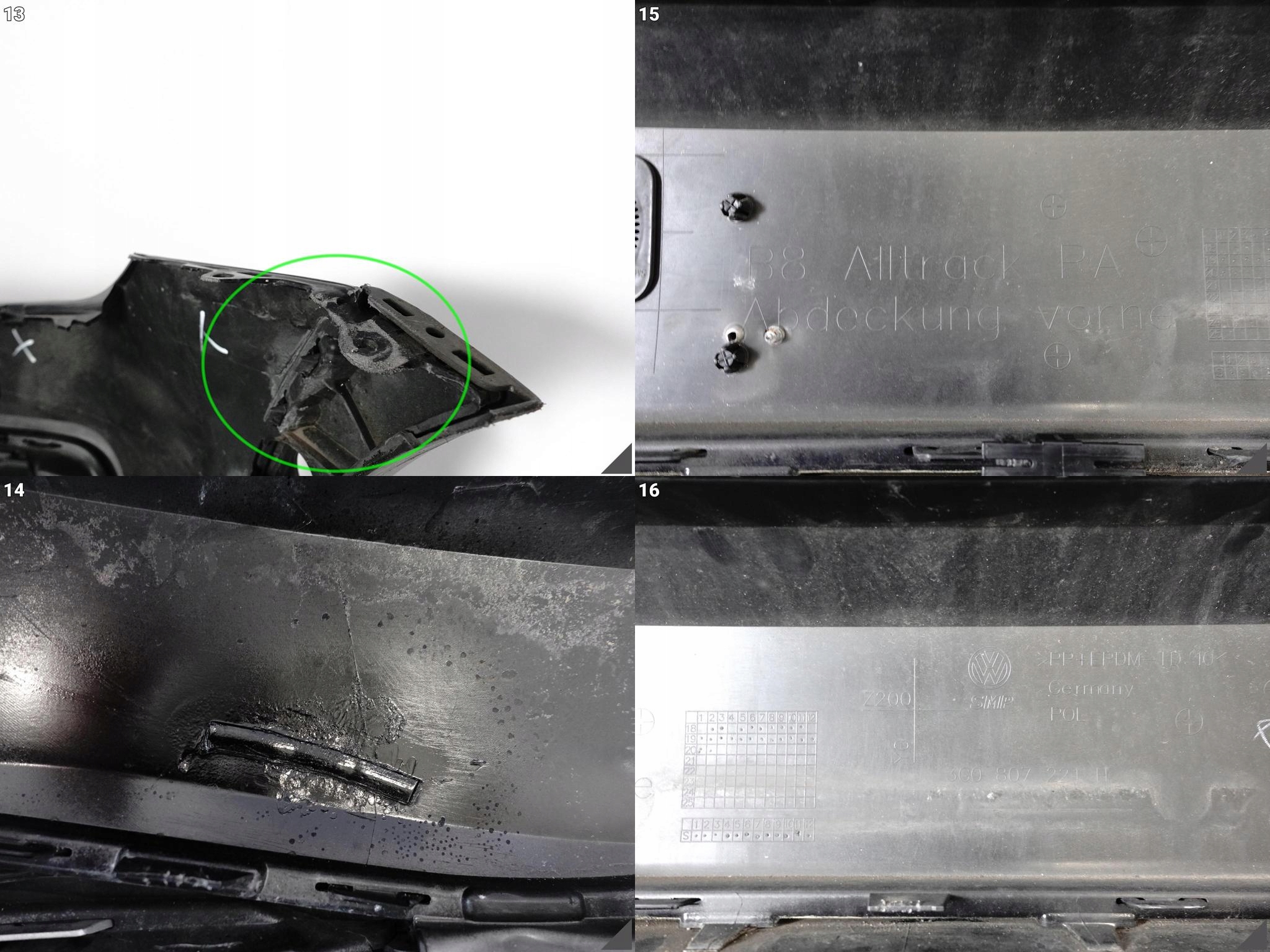 VW PASSAT B8 3G0 ALLTRACK LIFT 19- ZDERZAK + KRATKI + SPOILER +LISTWA PRZÓD VW PASSAT B8 3G0 ALLTRACK LIFT 19- ZDERZAK + KRATKI + SPOILER +LISTWA PRZÓD - obrazek 11