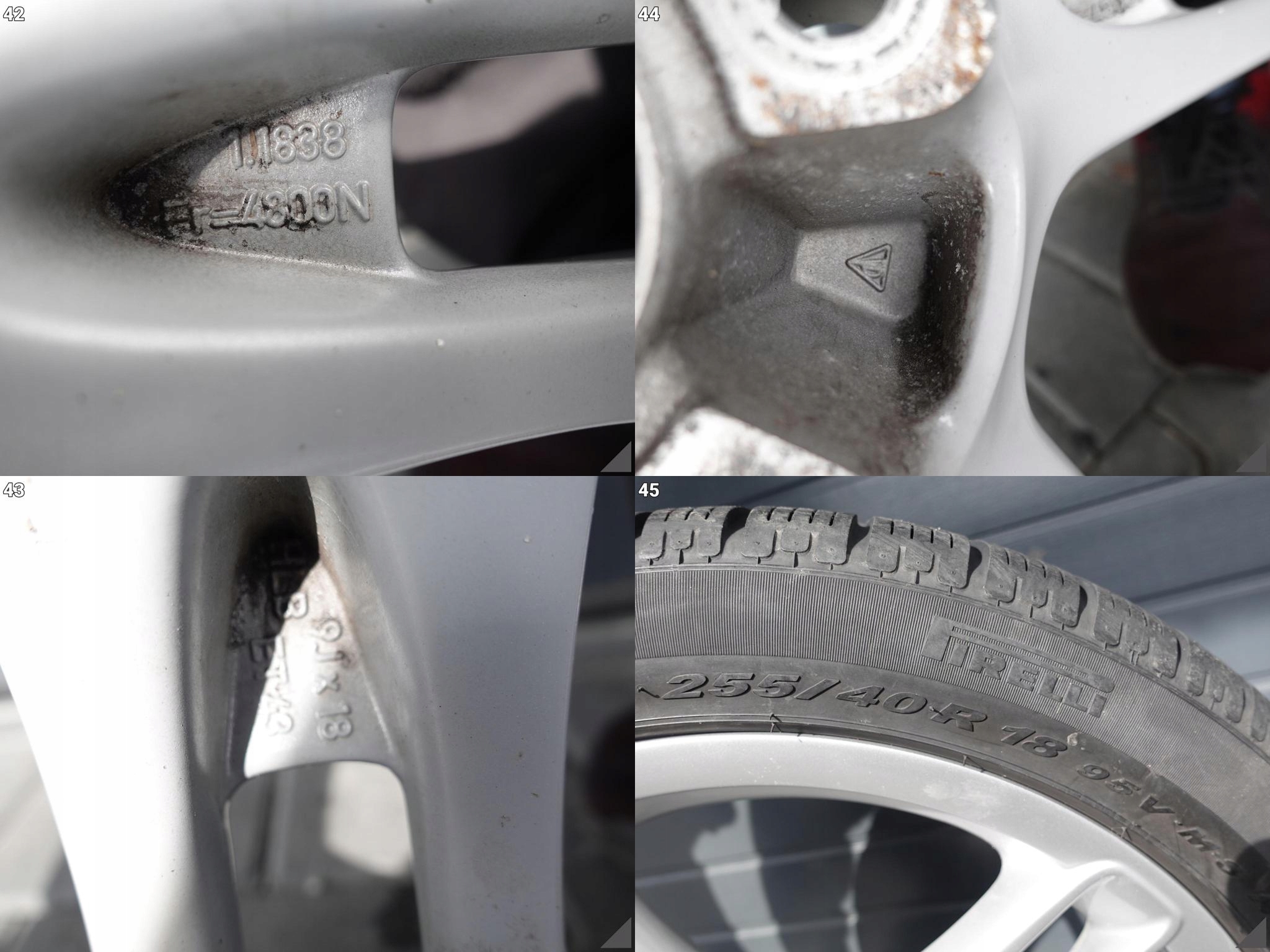 PORSCHE BOXSTER CAYMAN 987 8/9JX18 ET57/43 PIRELLI 235/255/40 FELGI+OPONY PORSCHE BOXSTER CAYMAN 987 8/9JX18 ET57/43 PIRELLI 235/255/40 FELGI+OPONY - obrazek 13