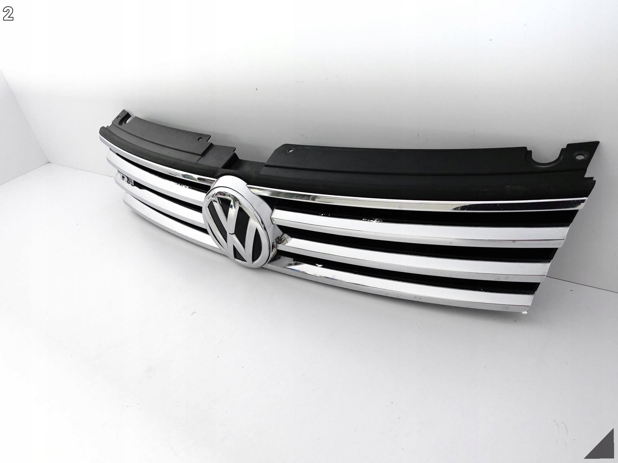 VW TOUAREG II LIFT 7P6 14-18 R-LINE ZDERZAK GRILL ATRAPA PRZÓD VW TOUAREG II LIFT 7P6 14-18 R-LINE ZDERZAK GRILL ATRAPA PRZÓD - obrazek 3