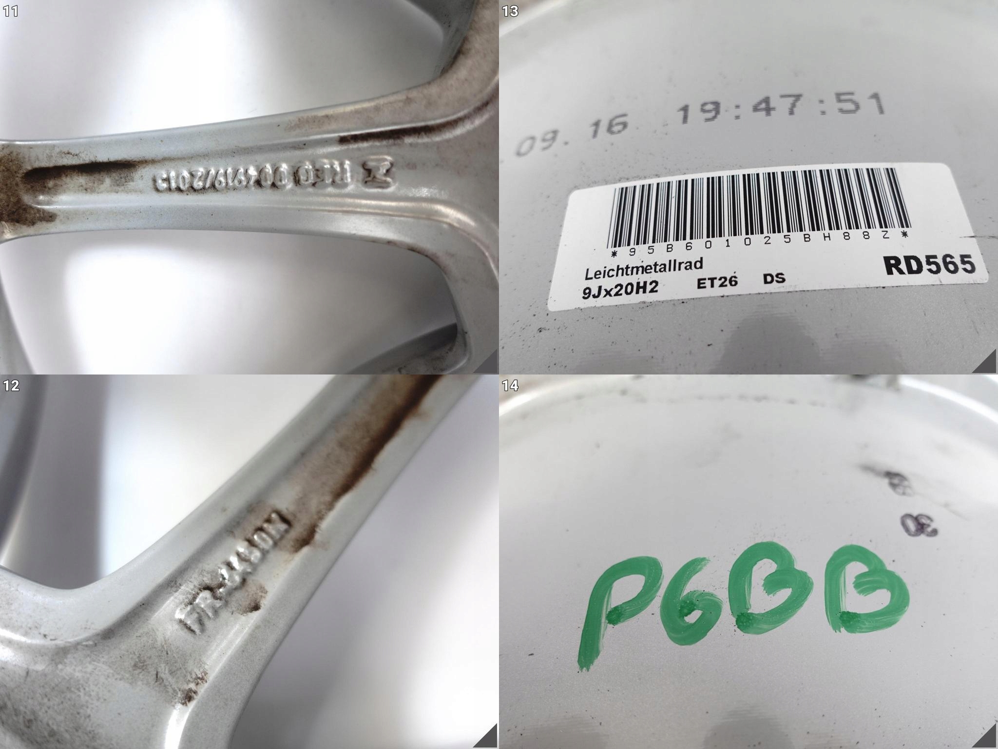 PORSCHE MACAN 95B Sport Design FELGA ALUFELGA 9Jx20 ET26 5×112 88Z PORSCHE MACAN 95B Sport Design FELGA ALUFELGA 9Jx20 ET26 5x112 88Z - obrazek 12