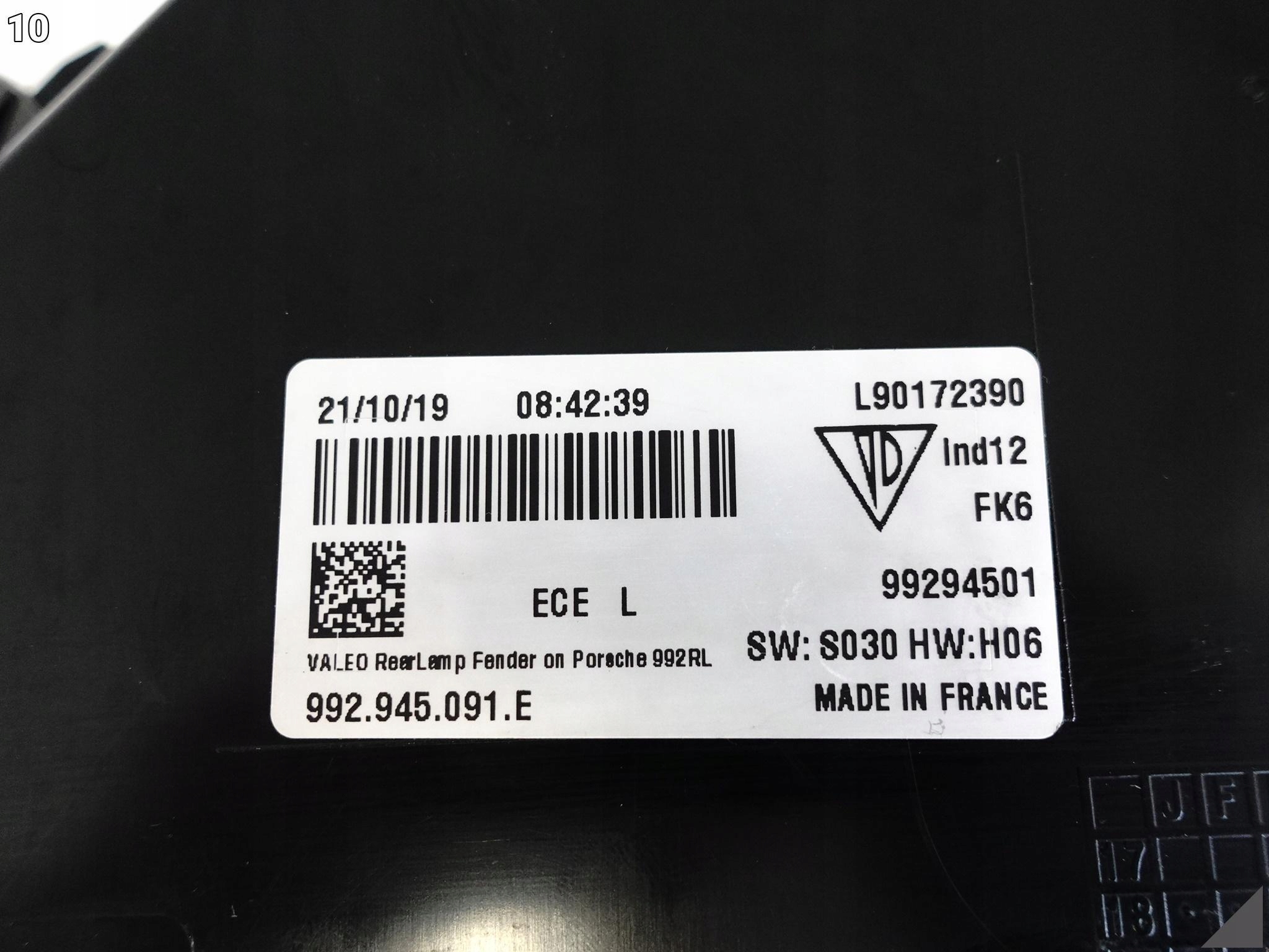 PORSCHE 911 992 19- LAMPA LED LEWA TYŁ EU PORSCHE 911 992 19- LAMPA LED LEWA TYŁ EU - obrazek 11