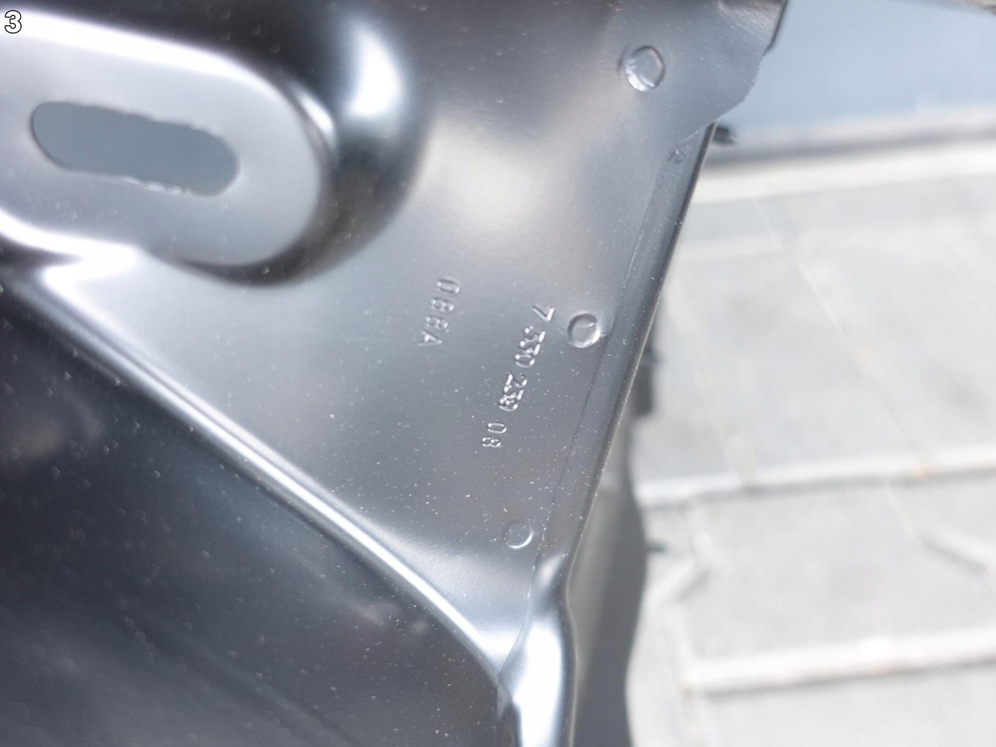 BMW 7 G11 15-22 LCI BŁOTNIK PANEL POSZYCIE LEWY TYŁ BMW 7 G11 15-22 LCI BŁOTNIK PANEL POSZYCIE LEWY TYŁ - obrazek 4