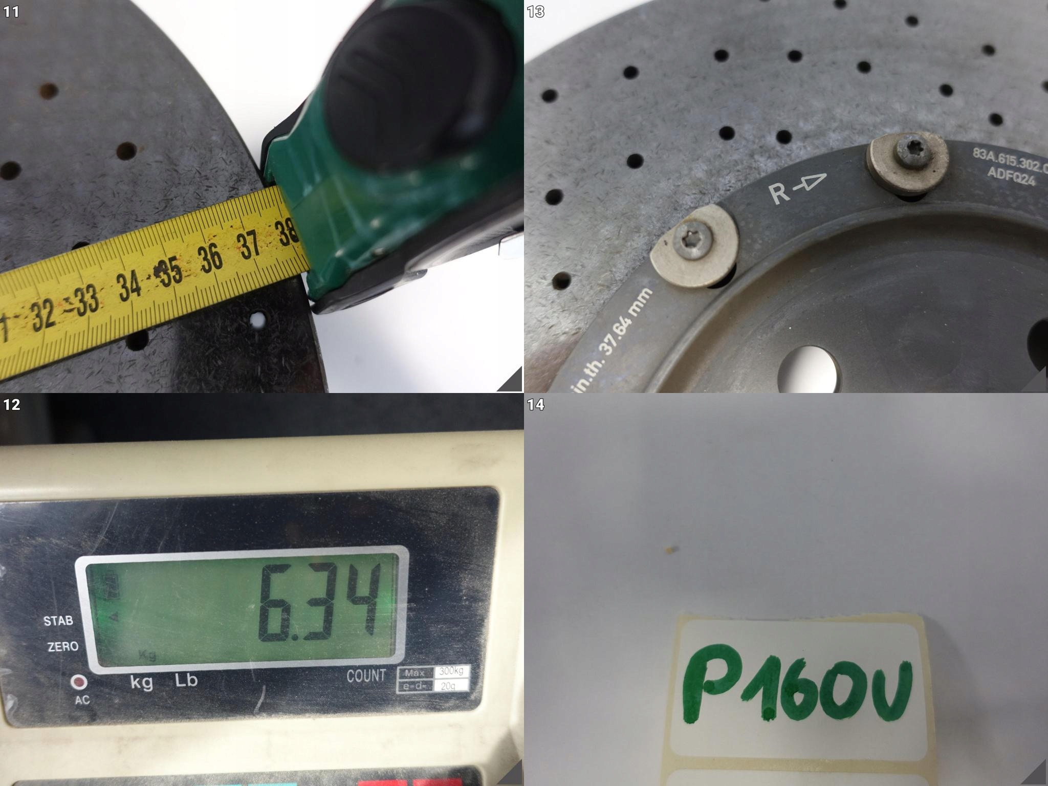 AUDI RSQ3 Q3 RS II 83A RS3 8Y0 TARCZA CERAMICZNA PRAWA PRZÓD 380X38 AUDI RSQ3 Q3 RS II 83A RS3 8Y0 TARCZA CERAMICZNA PRAWA PRZÓD 380X38 - obrazek 12
