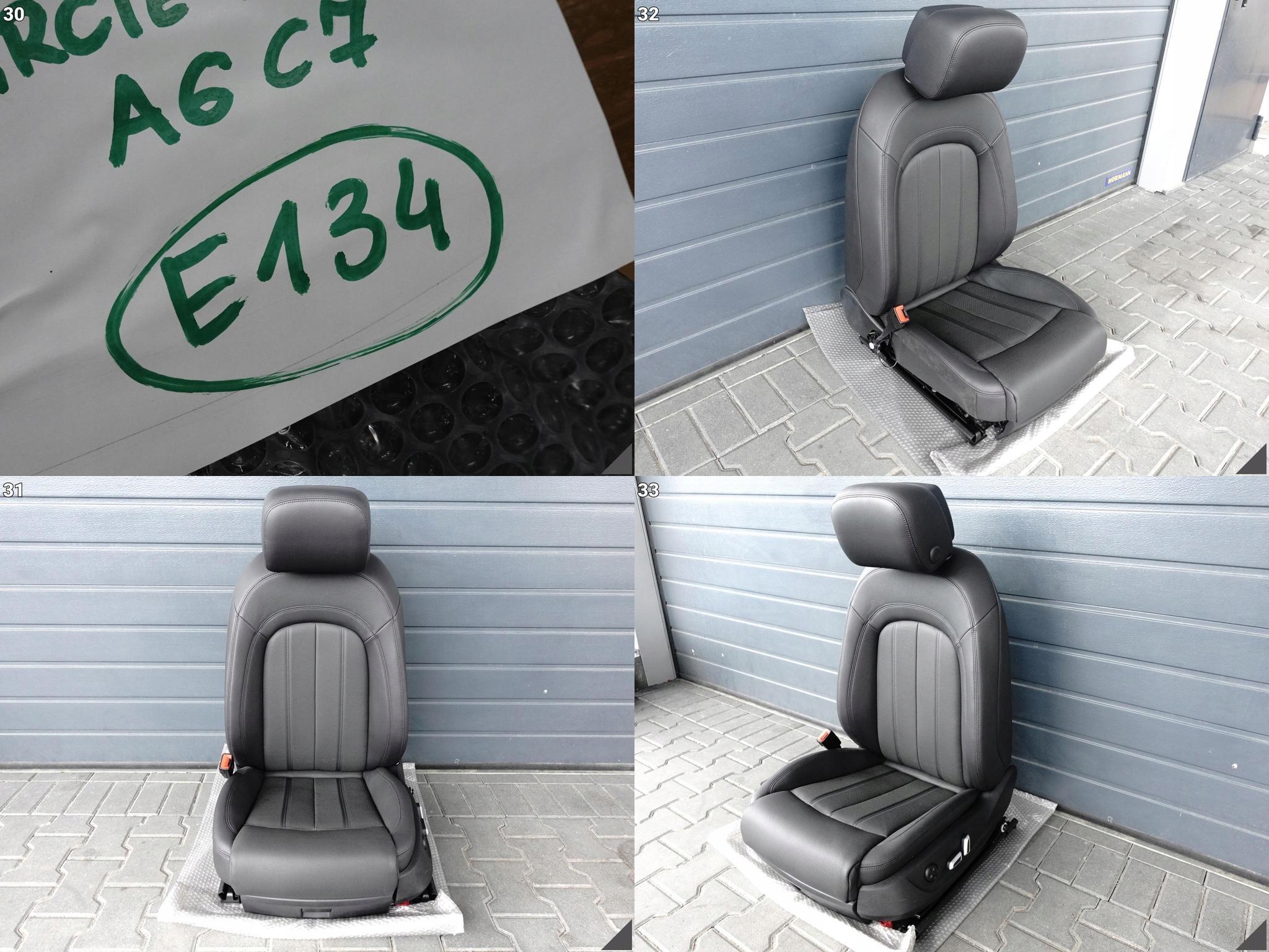 AUDI A6 4G0 C7 LIFT 14-18 KOMPLET FOTELI CZARNA SKÓRA WENTYLOWANE PRZÓD TYŁ AUDI A6 4G0 C7 LIFT 14-18 KOMPLET FOTELI CZARNA SKÓRA WENTYLOWANE PRZÓD TYŁ - obrazek 10