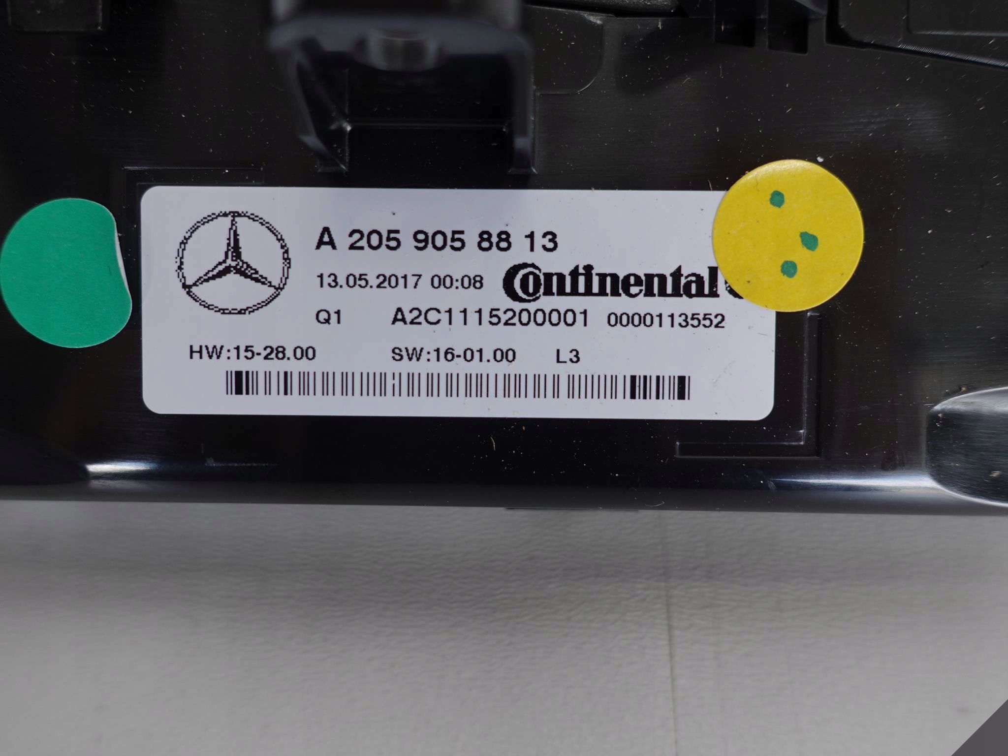 MERCEDES GLC 253 W205 PANEL KLIMATYZACJI MERCEDES GLC 253 W205 PANEL KLIMATYZACJI - obrazek 5