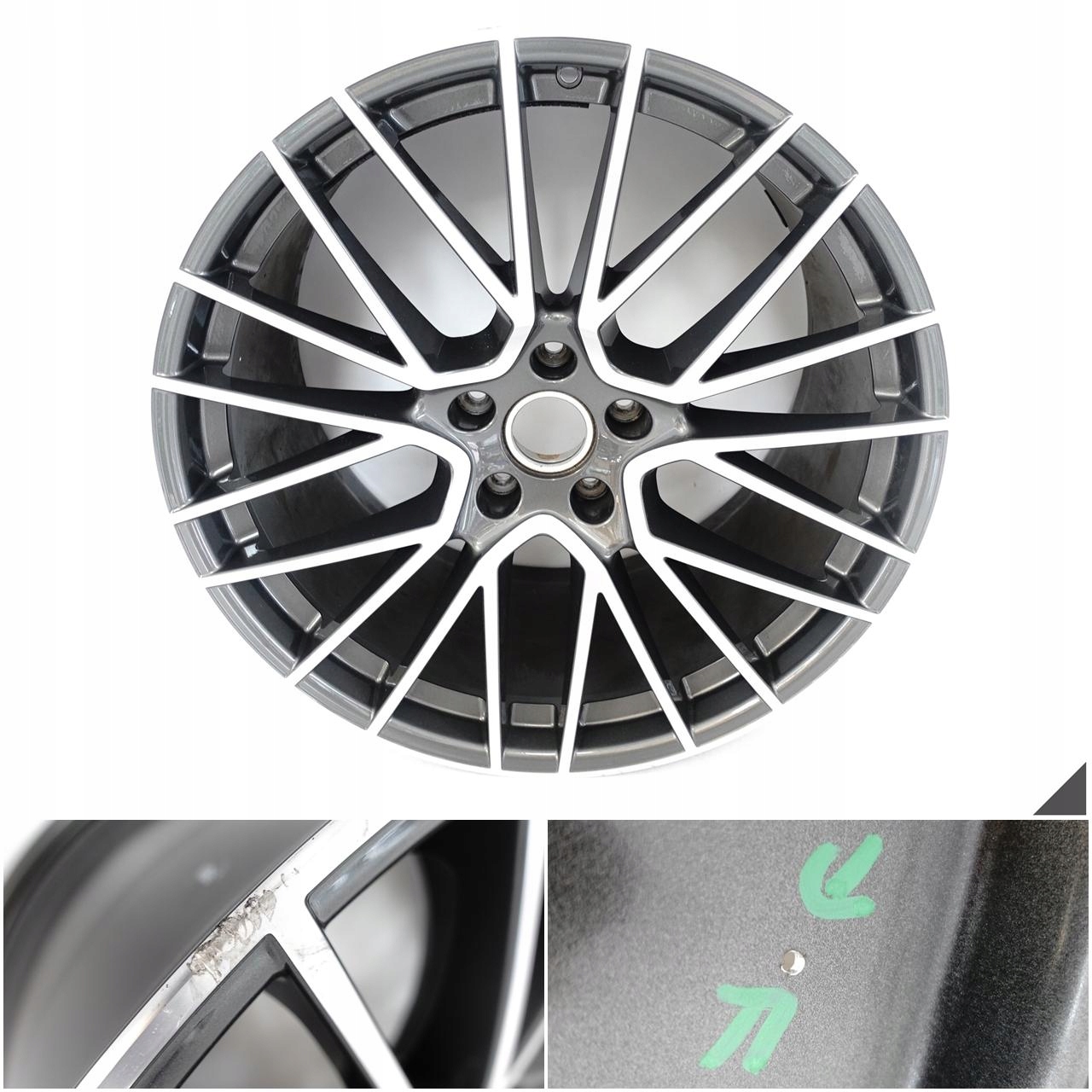 PORSCHE CAYENNE 9Y3 COUPE RS SPYDER FELGA ALUFELGA 11,5Jx22 ET52 5×130 OC6 PORSCHE CAYENNE 9Y3 COUPE RS SPYDER FELGA ALUFELGA 11,5Jx22 ET52 5x130 OC6