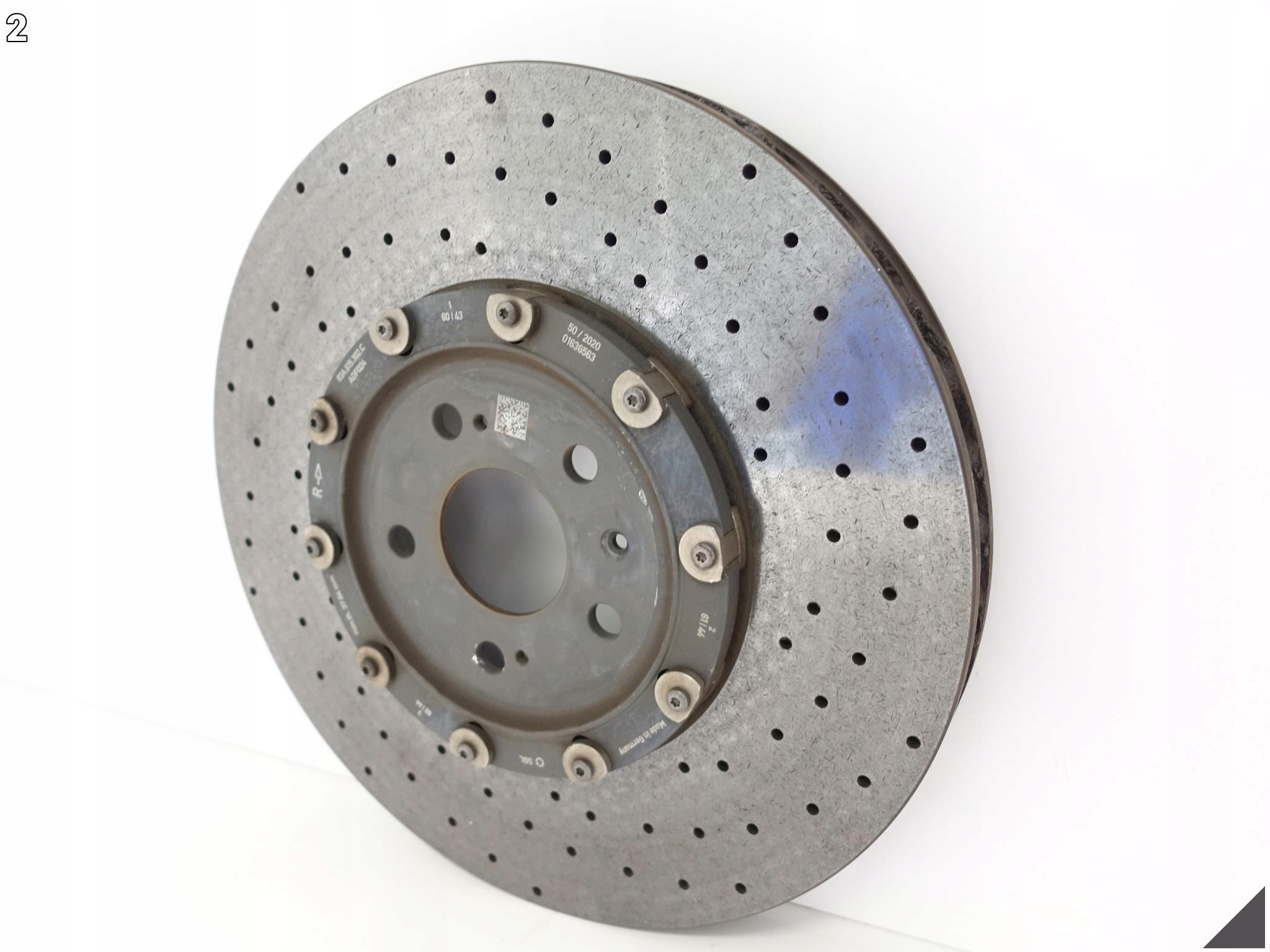 AUDI RSQ3 Q3 RS II 83A RS3 8Y0 TARCZA CERAMICZNA PRAWA PRZÓD 380X38 AUDI RSQ3 Q3 RS II 83A RS3 8Y0 TARCZA CERAMICZNA PRAWA PRZÓD 380X38 - obrazek 3