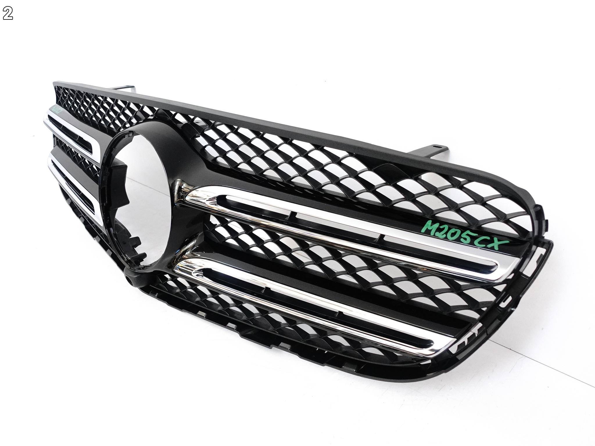 MERCEDES GLC X253 C253 AMG 15-19 GRILL ATRAPA KRATKA W ZDERZAK PRZÓD BLACK MERCEDES GLC X253 C253 AMG 15-19 GRILL ATRAPA KRATKA W ZDERZAK PRZÓD BLACK - obrazek 3