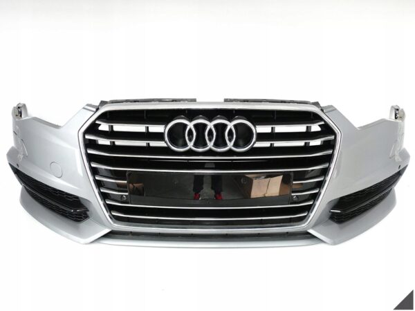 AUDI A6 S-LINE C7 4G0 LIFT 14-18 ZDERZAK PRZÓD + GRILL + KRATKI KOLOR X7P AUDI A6 S-LINE C7 4G0 LIFT 14-18 ZDERZAK PRZÓD + GRILL + KRATKI KOLOR X7P