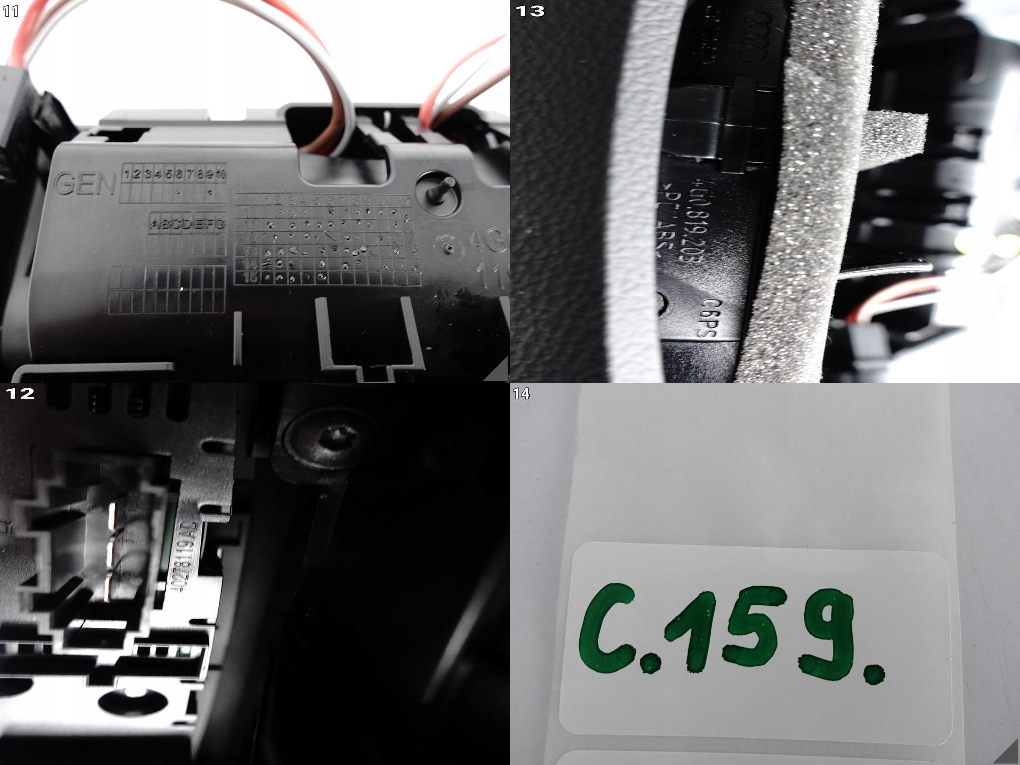 AUDI A6 S6 A7 4G0 4G8 C7 LIFT 14-18 PANEL KLIMATYZACJI TYŁ KRATKA GNIAZDO AUDI A6 S6 A7 4G0 4G8 C7 LIFT 14-18 PANEL KLIMATYZACJI TYŁ KRATKA GNIAZDO - obrazek 12