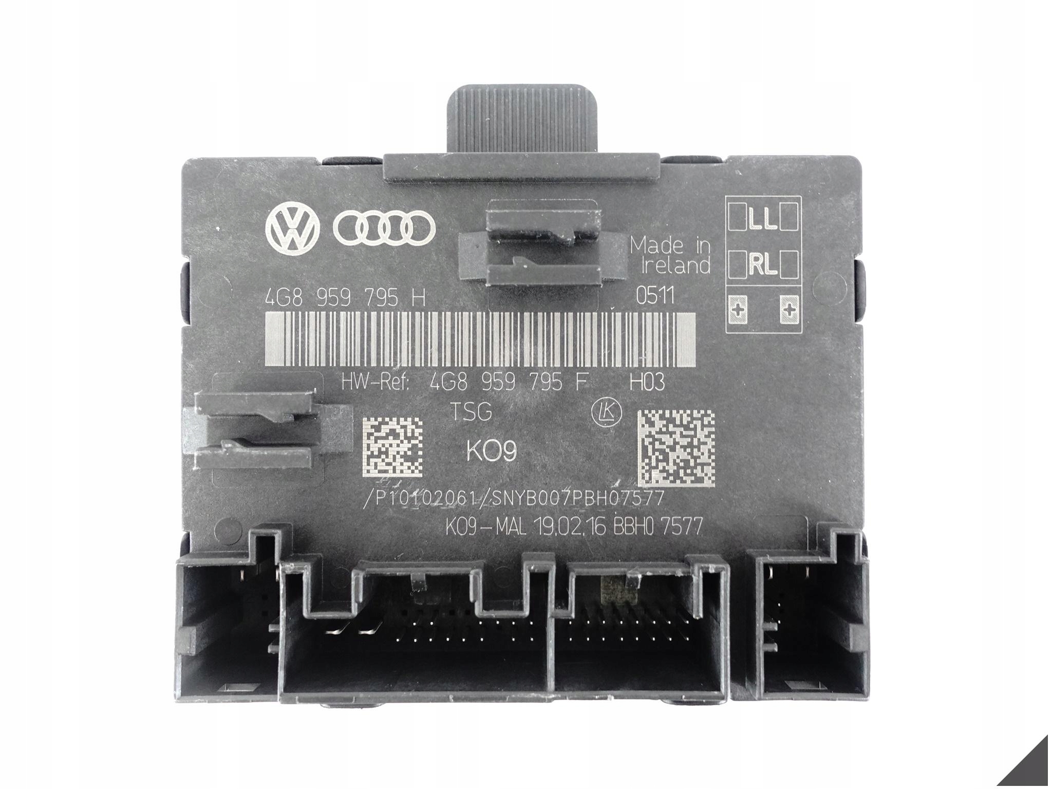 AUDI RS7 S7 A7 4G8 RS6 S6 A6 C7 14-18 LIFT MODUŁ STEROWNIK DRZWI TYŁ L = P AUDI RS7 S7 A7 4G8 RS6 S6 A6 C7 14-18 LIFT MODUŁ STEROWNIK DRZWI TYŁ L = P