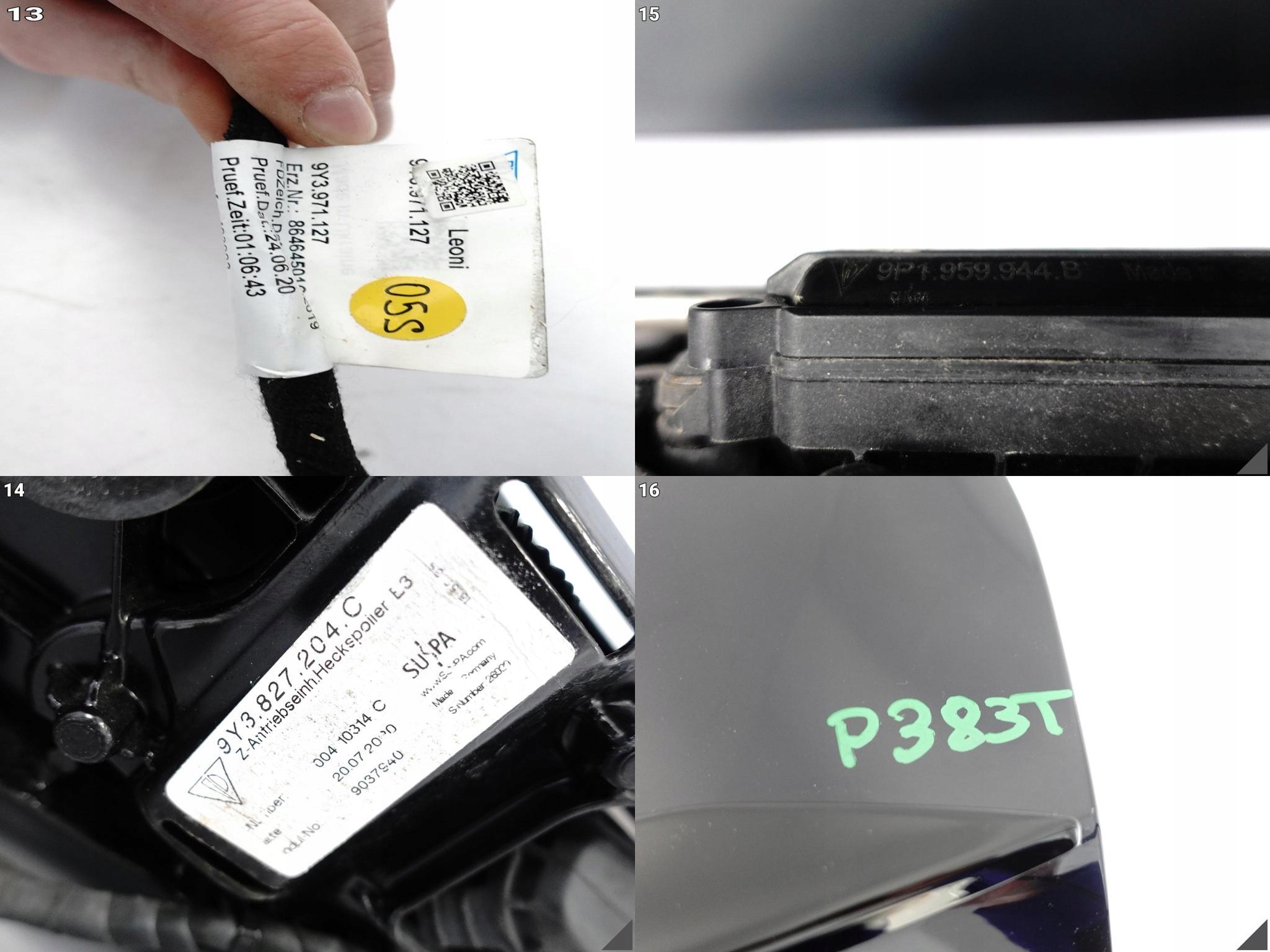 PORSCHE CAYENNE 9Y3 COUPE KLAPA MECHANIZM NAPĘD SPOILER LOTKA SKRZYDŁO TYŁ PORSCHE CAYENNE 9Y3 COUPE KLAPA MECHANIZM NAPĘD SPOILER LOTKA SKRZYDŁO TYŁ - obrazek 11