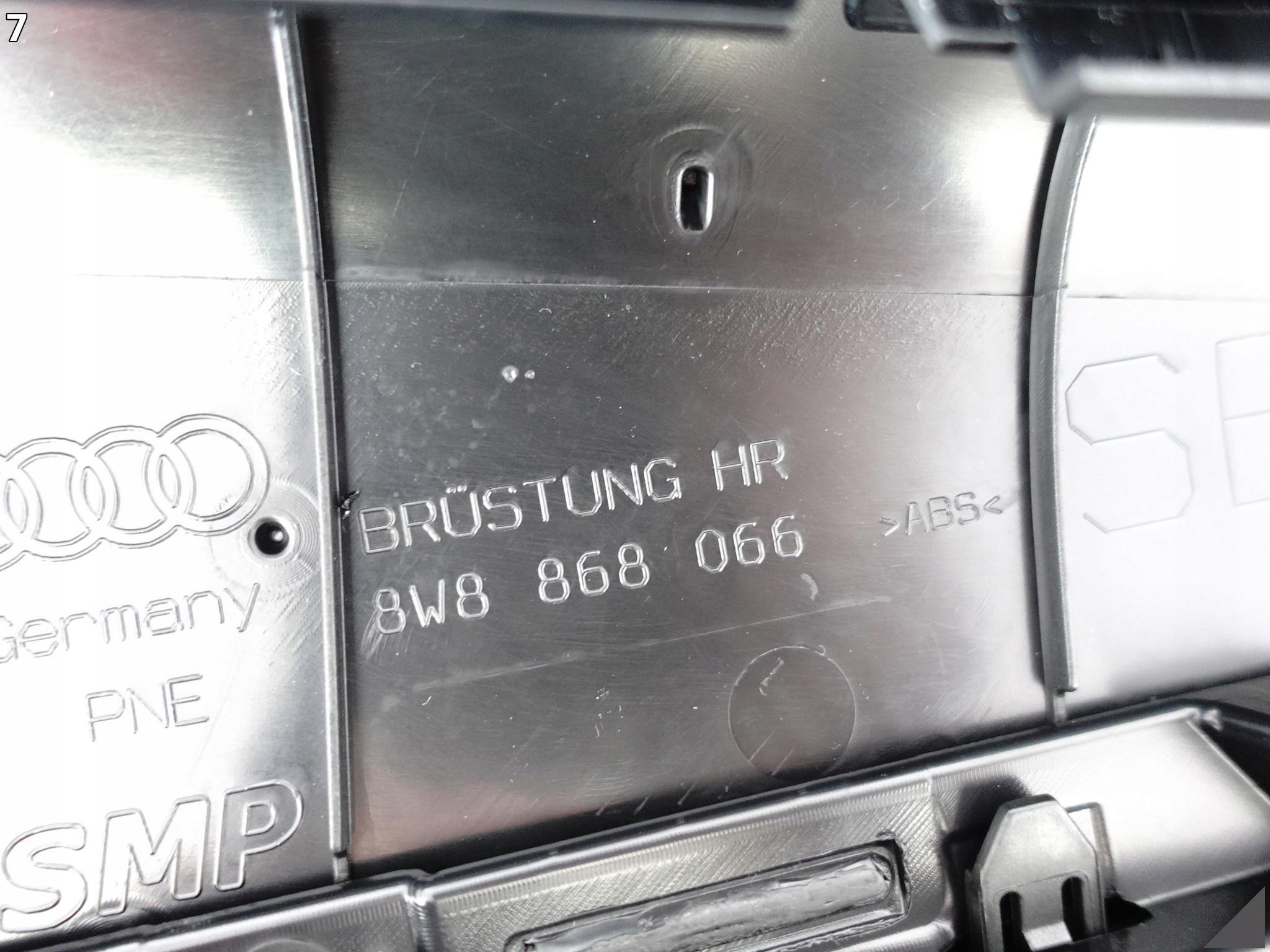 AUDI A5 S5 RS5 SPORTBACK 8W8 F5 TAPICERKA BOCZEK DRZWI PRAWYCH TYŁ AUDI A5 S5 RS5 SPORTBACK 8W8 F5 TAPICERKA BOCZEK DRZWI PRAWYCH TYŁ - obrazek 8