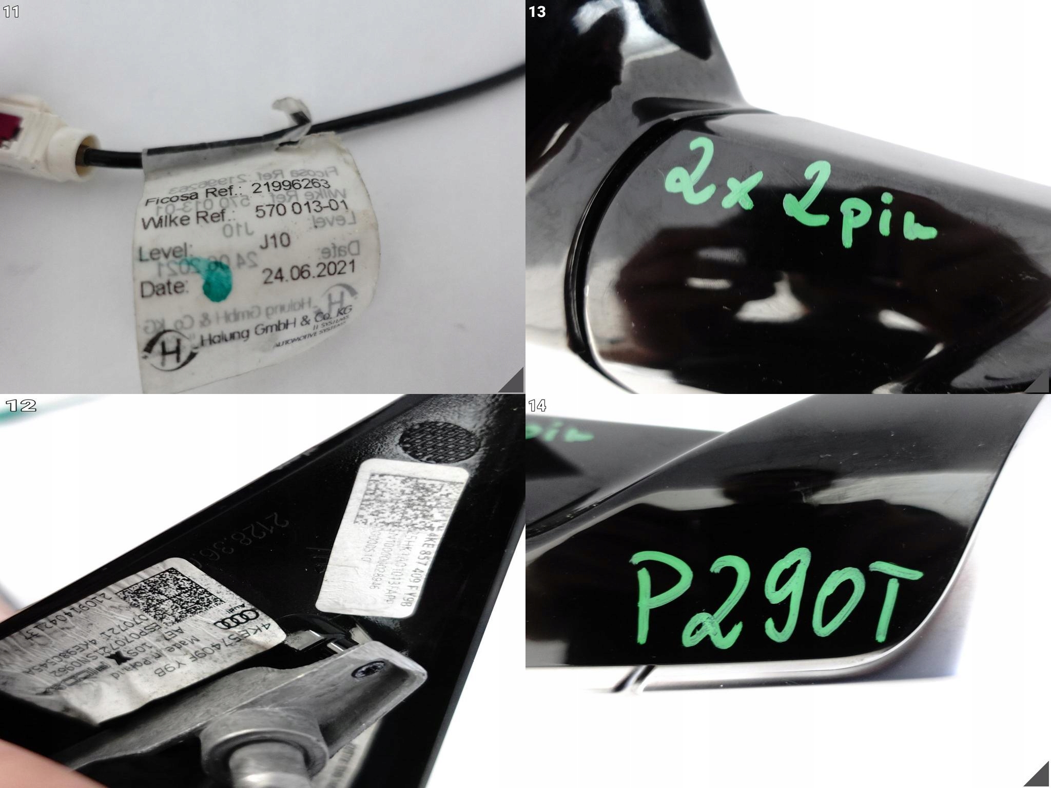 AUDI E-TRON 4KE 18- KAMERA LUSTERKO LEWE 4KE857409F Y9B CHROM SATYNA AUDI E-TRON 4KE 18- KAMERA LUSTERKO LEWE 4KE857409F Y9B CHROM SATYNA - obrazek 12