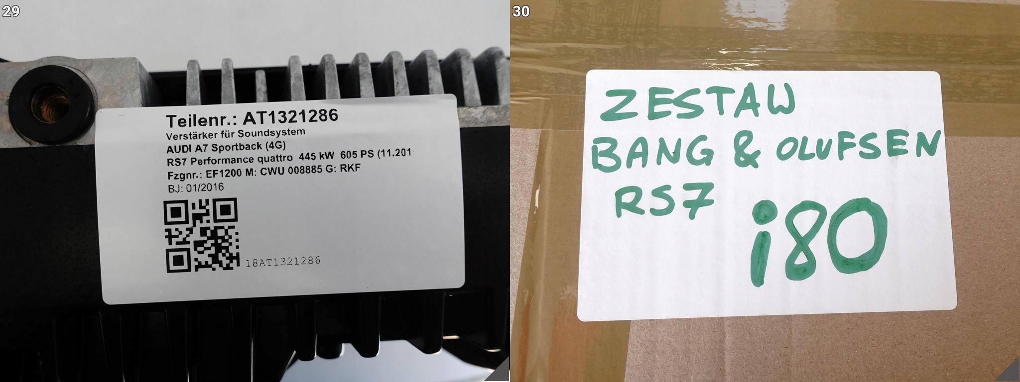 AUDI RS7 S7 A7 4G8 C7 10-18 LIFT ZESTAW GŁOŚNIKÓW WZMACNIACZ BANG & OLUFSEN AUDI RS7 S7 A7 4G8 C7 10-18 LIFT ZESTAW GŁOŚNIKÓW WZMACNIACZ BANG & OLUFSEN - obrazek 12