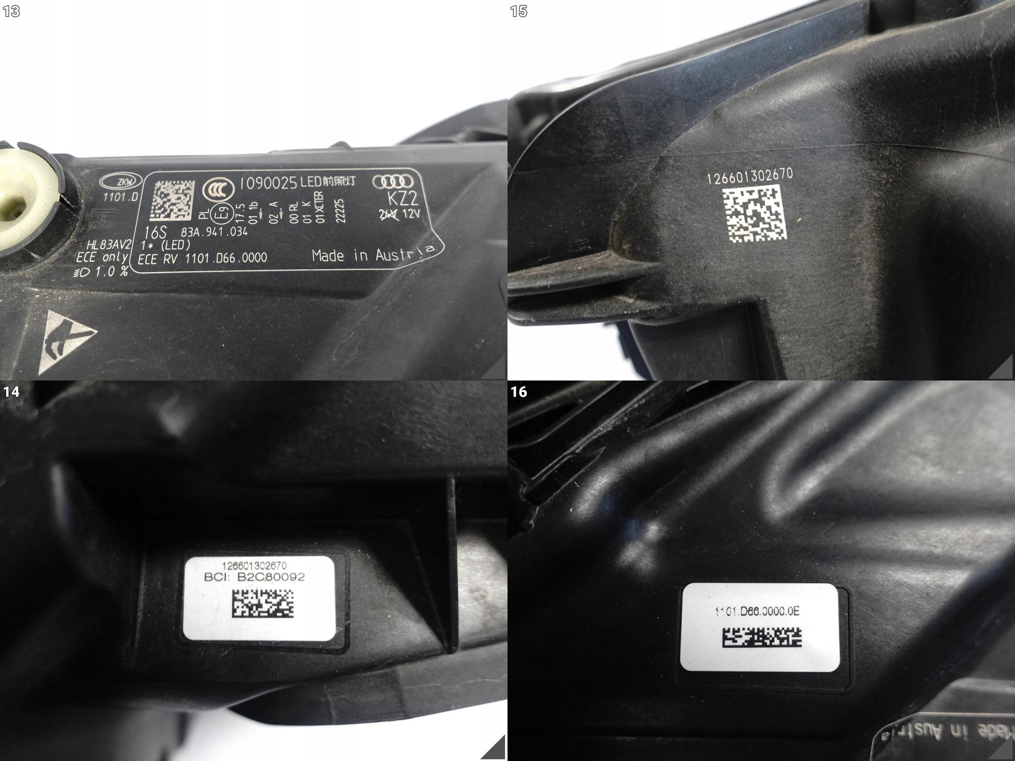 AUDI Q3 II 2 F3 83A 18- LAMPA FULL LED PRAWA PRZÓD EUROPA *034* USZKODZONA AUDI Q3 II 2 F3 83A 18- LAMPA FULL LED PRAWA PRZÓD EUROPA *034* USZKODZONA - obrazek 11
