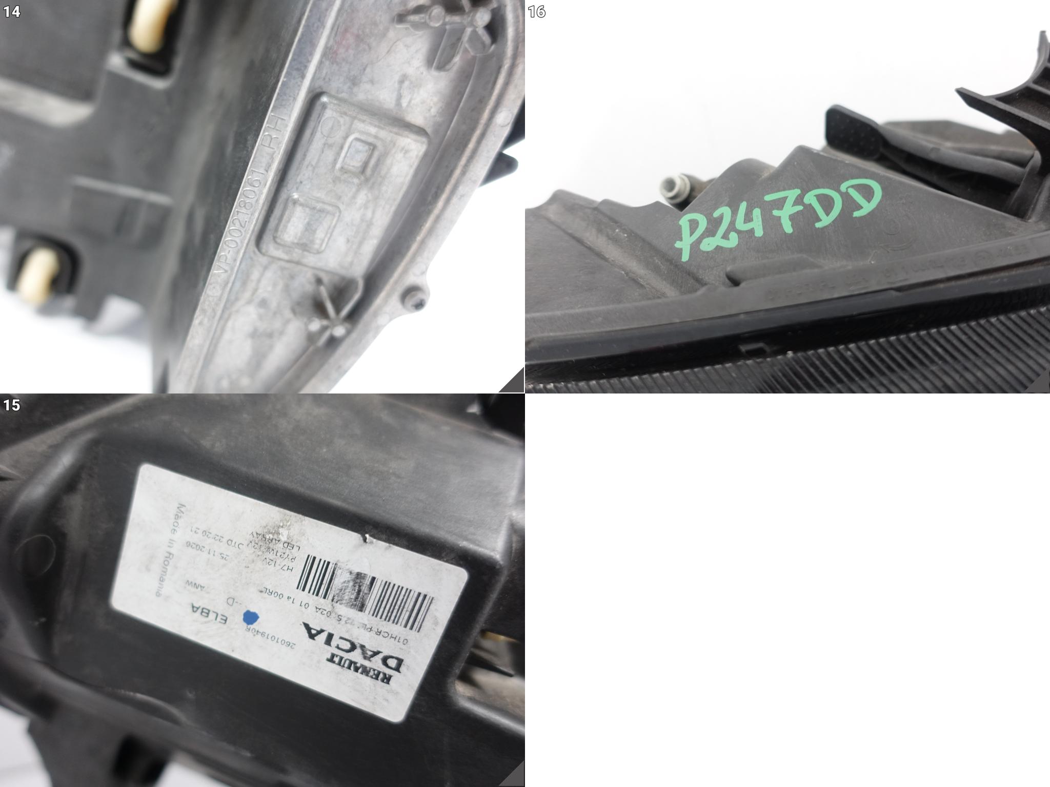 DACIA SANDERO LOGAN III JOGGER 20- LAMPA ZWYKŁA HALOGEN + LED PRAWA PRZÓD DACIA SANDERO LOGAN III JOGGER 20- LAMPA ZWYKŁA HALOGEN + LED PRAWA PRZÓD - obrazek 12
