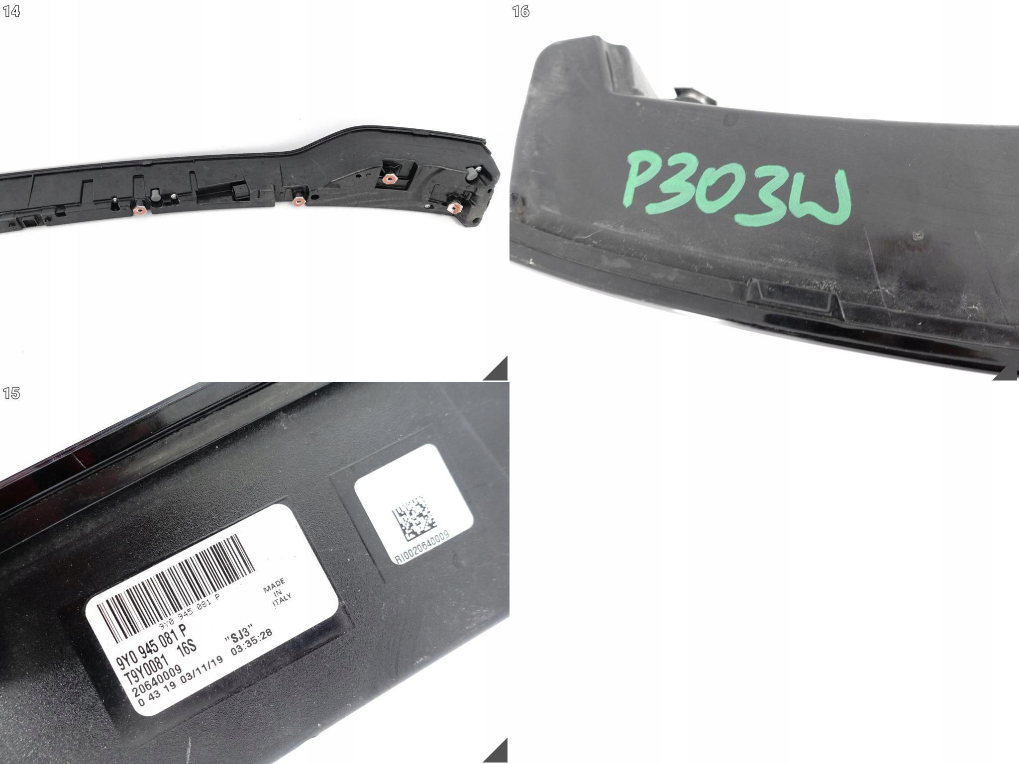 PORSCHE CAYENNE III E3 9Y0 18- LAMPA LED BLENDA ŚRODKOWA W BAGAŻNIK TYŁ EU PORSCHE CAYENNE III E3 9Y0 18- LAMPA LED BLENDA ŚRODKOWA W BAGAŻNIK TYŁ EU - obrazek 12