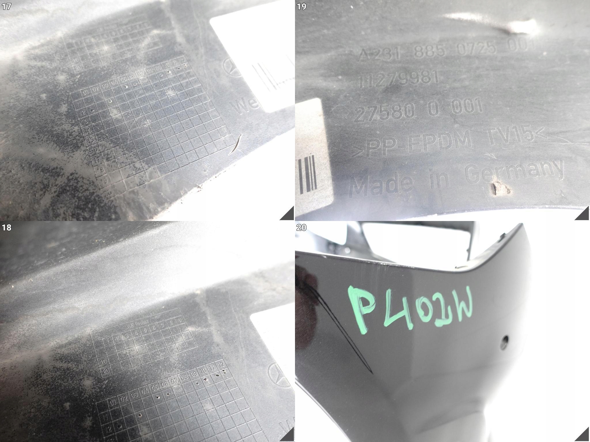 MERCEDES SL 65 6.5 63 6.3 AMG R231 W231 12-16 ZDERZAK PRZÓD (PDC / SPRYSKI) MERCEDES SL 65 6.5 63 6.3 AMG R231 W231 12-16 ZDERZAK PRZÓD (PDC / SPRYSKI) - obrazek 12
