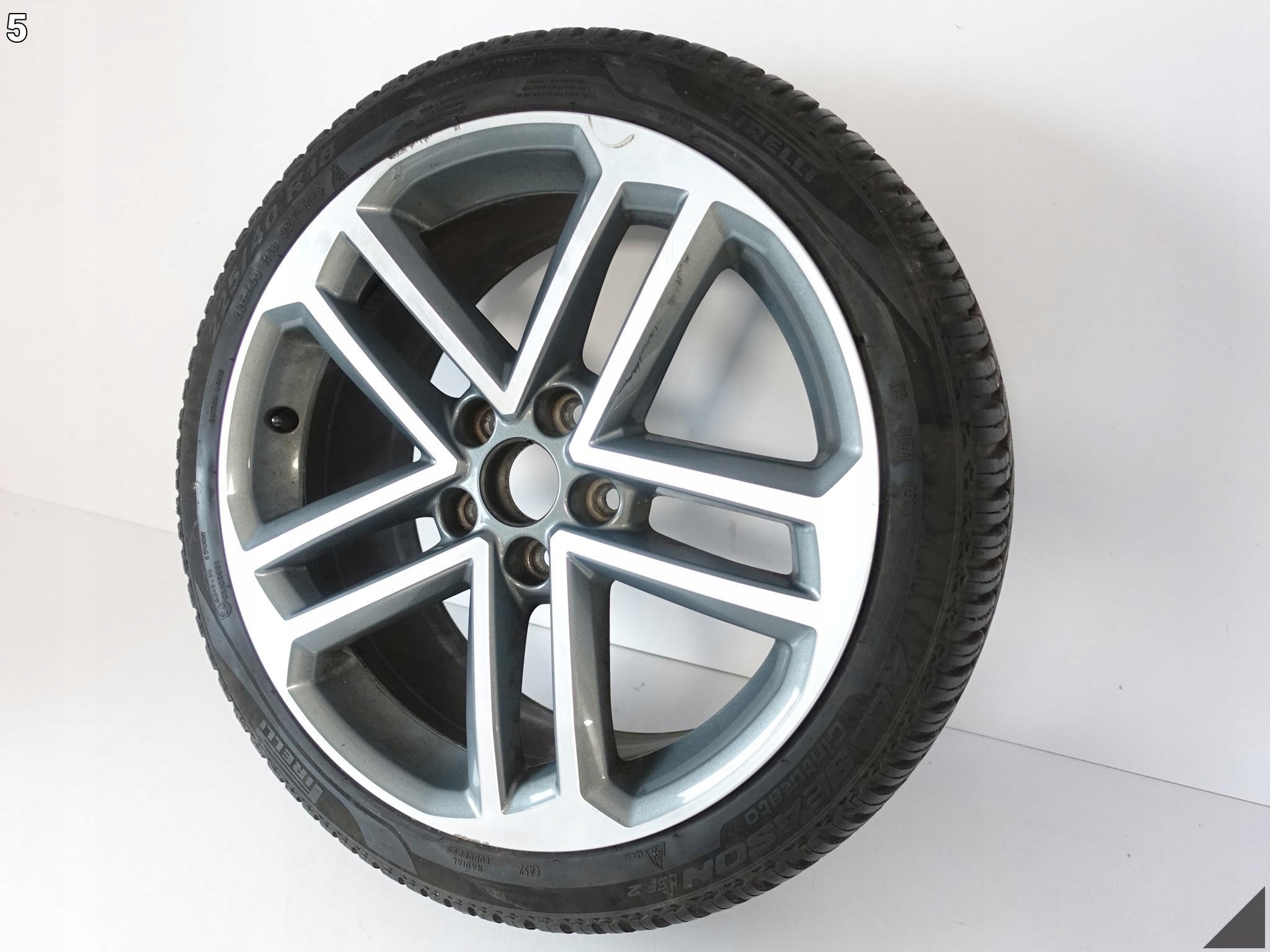 AUDI A3 S3 8V0 S-LINE SPORT FELGA 8Jx18 ET46 + OPONA 225/40 ROK 2021 7MM AUDI A3 S3 8V0 S-LINE SPORT FELGA 8Jx18 ET46 + OPONA 225/40 ROK 2021 7MM - obrazek 6