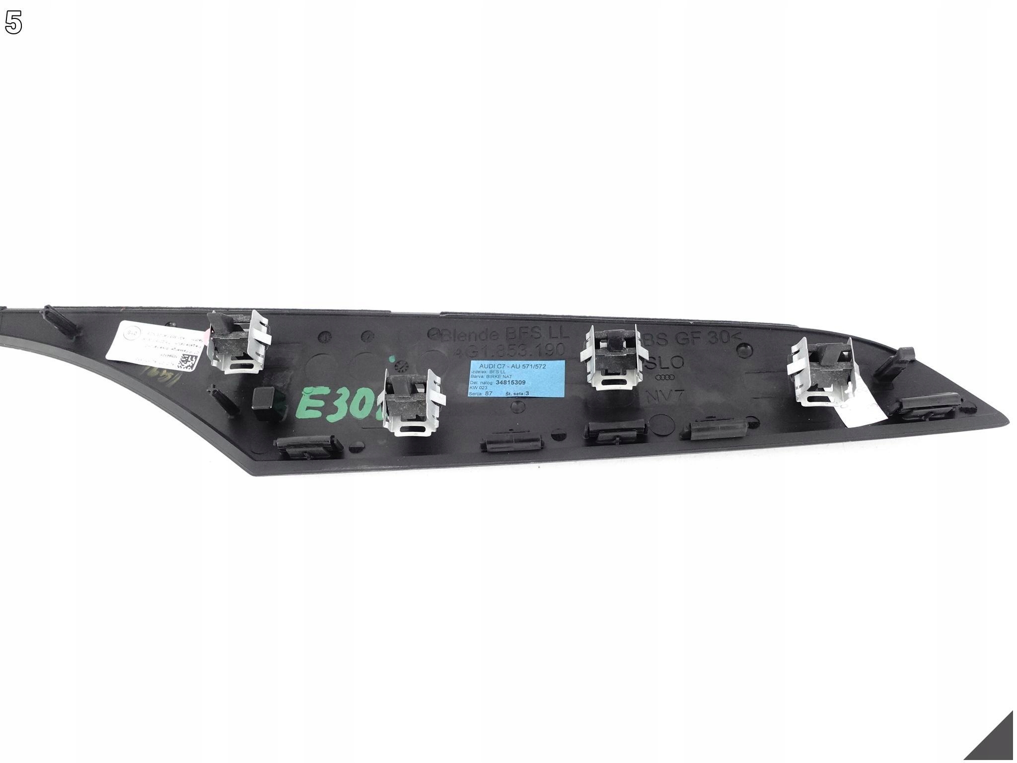 AUDI A6 S6 4G0 4G1 C7 14-18 LIFT LISTWA DEKOR W KOKPIT DREWNO BIRKE NAT ND8 AUDI A6 S6 4G0 4G1 C7 14-18 LIFT LISTWA DEKOR W KOKPIT DREWNO BIRKE NAT ND8 - obrazek 6