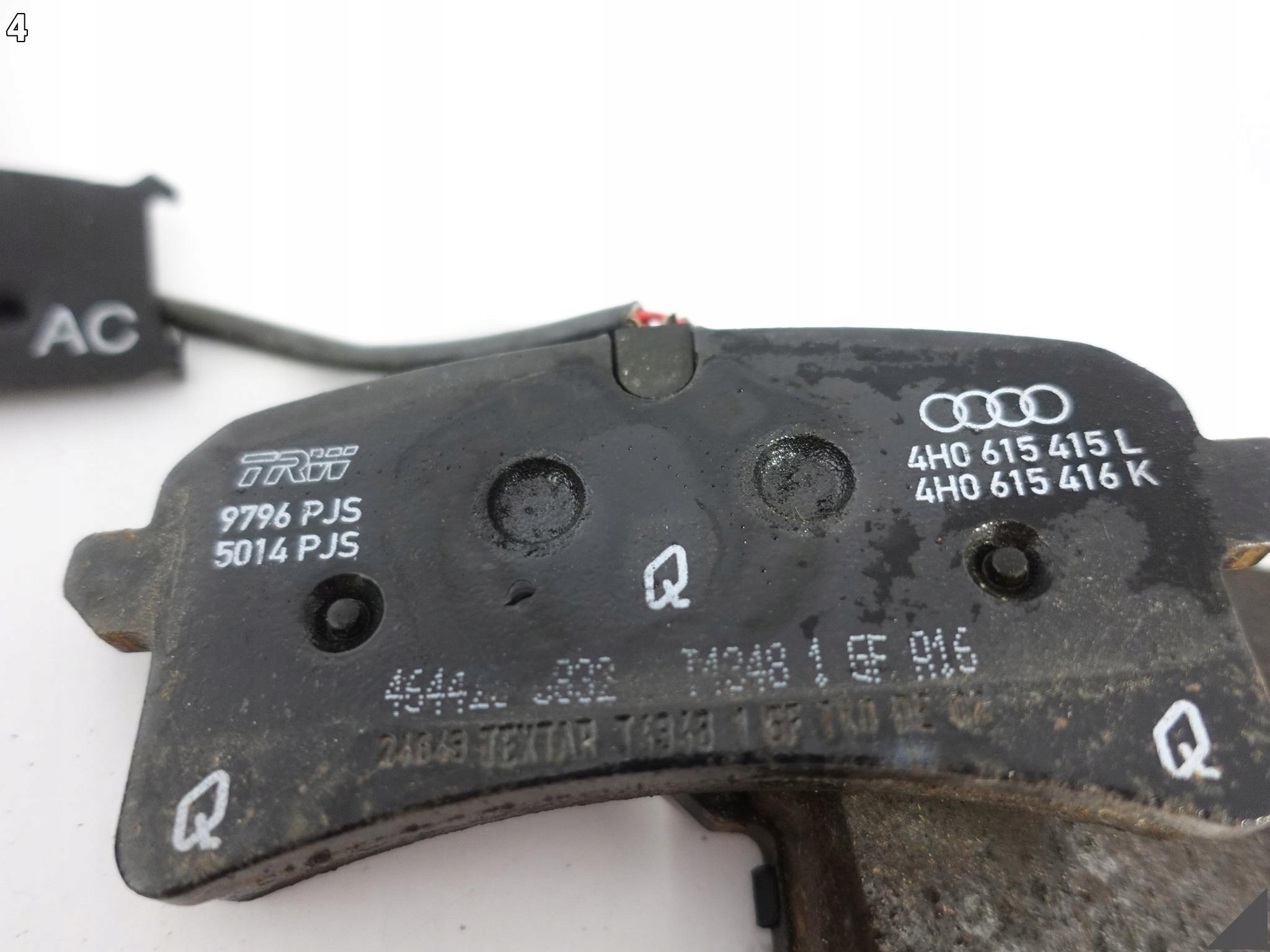 AUDI RS7 4G8 RS6 4G0 C7 14-18 KLOCKI HAMULCOWE CERAMICZNE TYŁ R + L 340 KM AUDI RS7 4G8 RS6 4G0 C7 14-18 KLOCKI HAMULCOWE CERAMICZNE TYŁ R + L 340 KM - obrazek 5