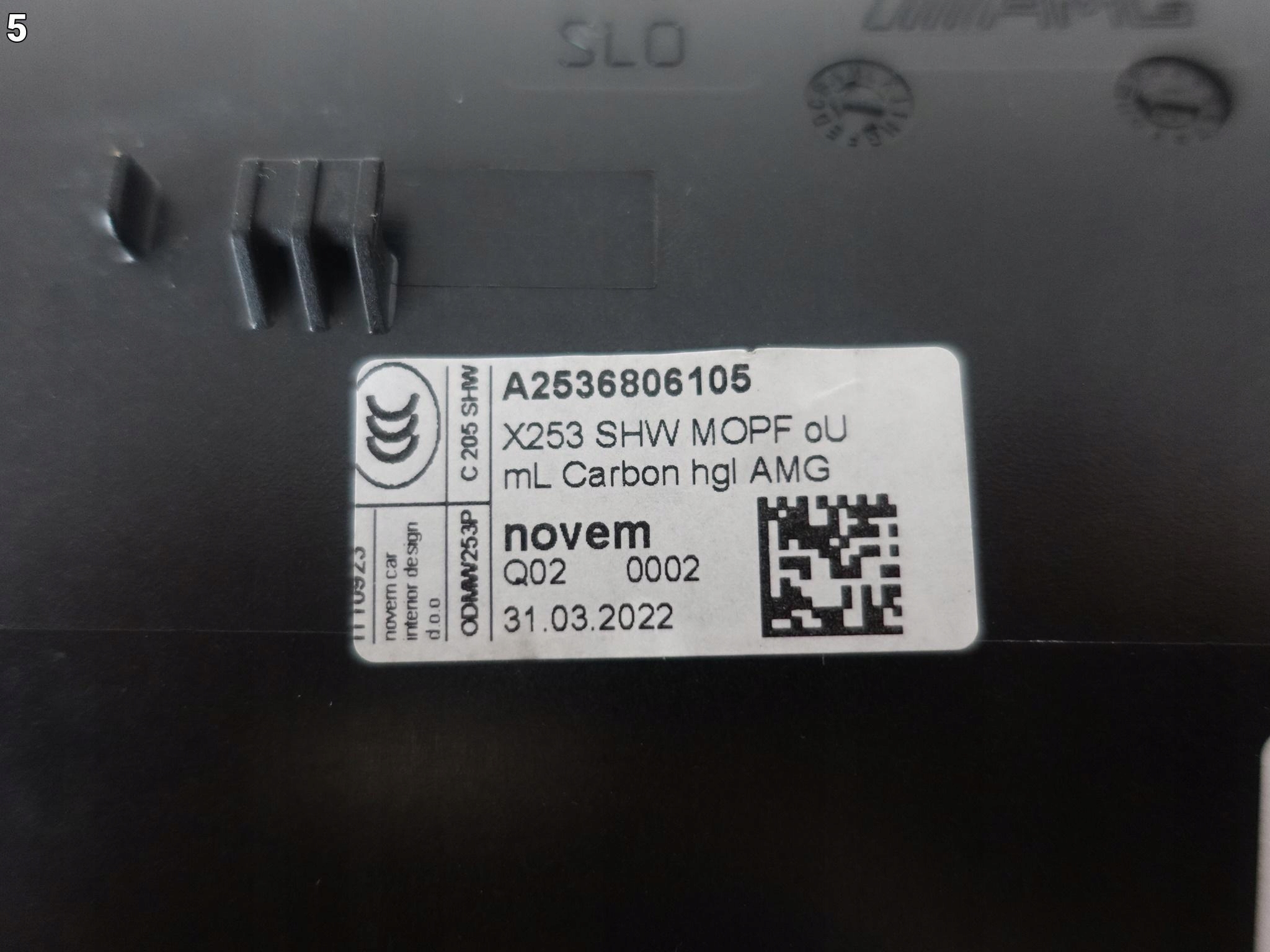 MERCEDES GLC X253 C253 63 GLC63 AMG OSŁONA PANEL DEKOR CARBON MERCEDES GLC X253 C253 63 GLC63 AMG OSŁONA PANEL DEKOR CARBON - obrazek 6