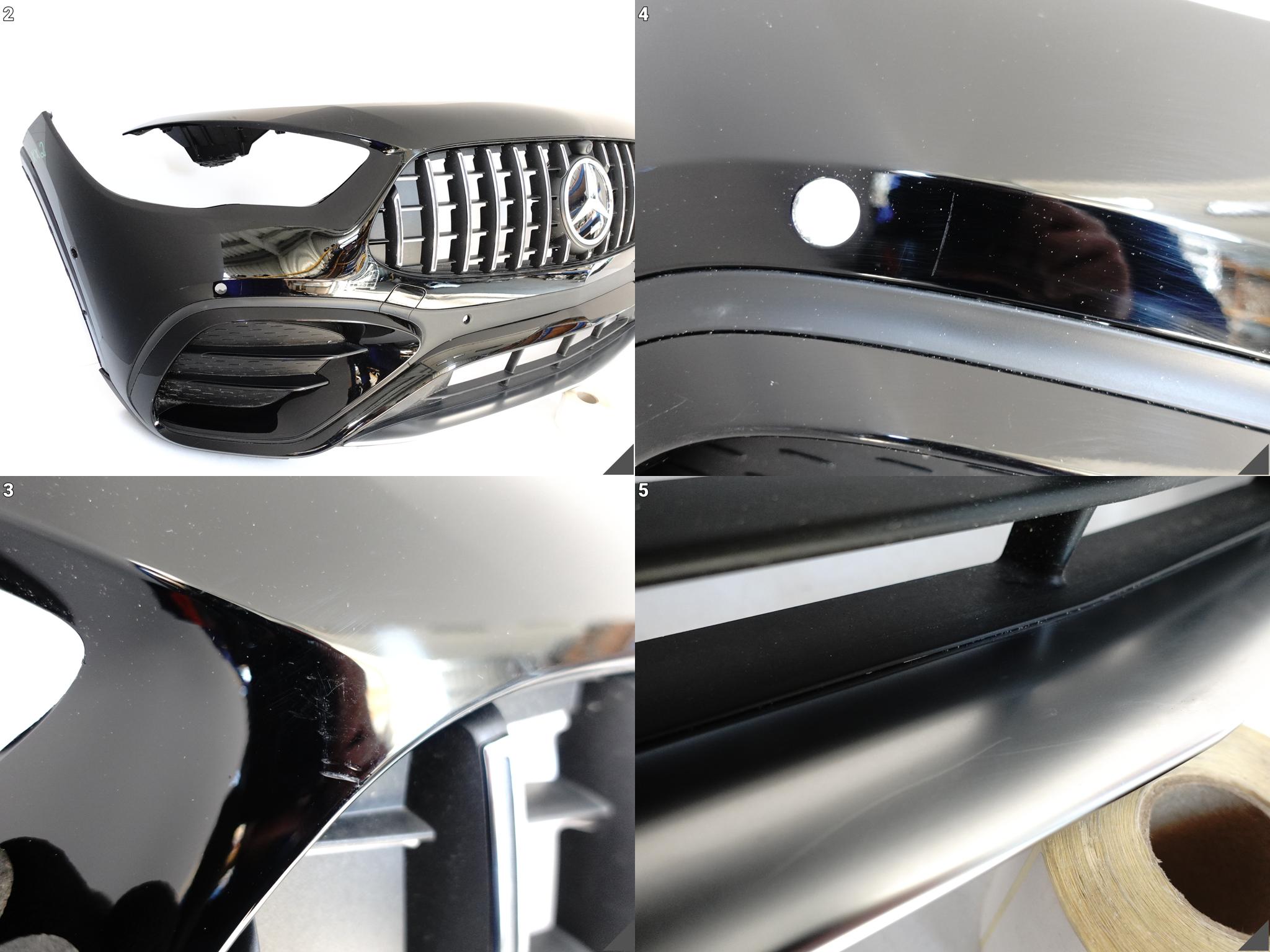MERCEDES GLA 35 H247 AMG LIFT MOPF 23- ZDERZAK PRZÓD + GRILL KRATKI ŚLIZGI MERCEDES GLA 35 H247 AMG LIFT MOPF 23- ZDERZAK PRZÓD + GRILL KRATKI ŚLIZGI - obrazek 3