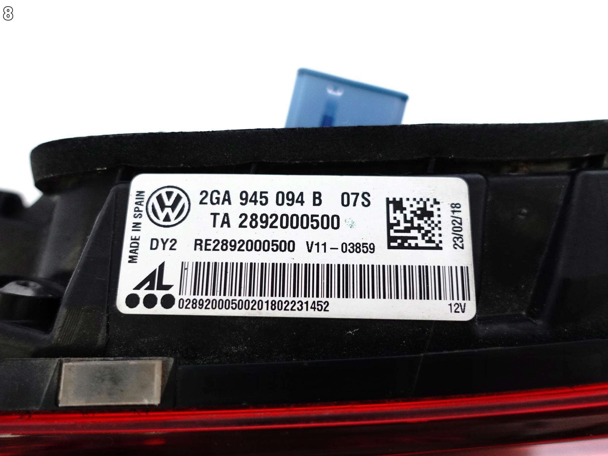 VW T-ROC 2GA 17-21 LAMPA LED PRAWA TYŁ W KLAPĘ EU VW T-ROC 2GA 17-21 LAMPA LED PRAWA TYŁ W KLAPĘ EU - obrazek 9