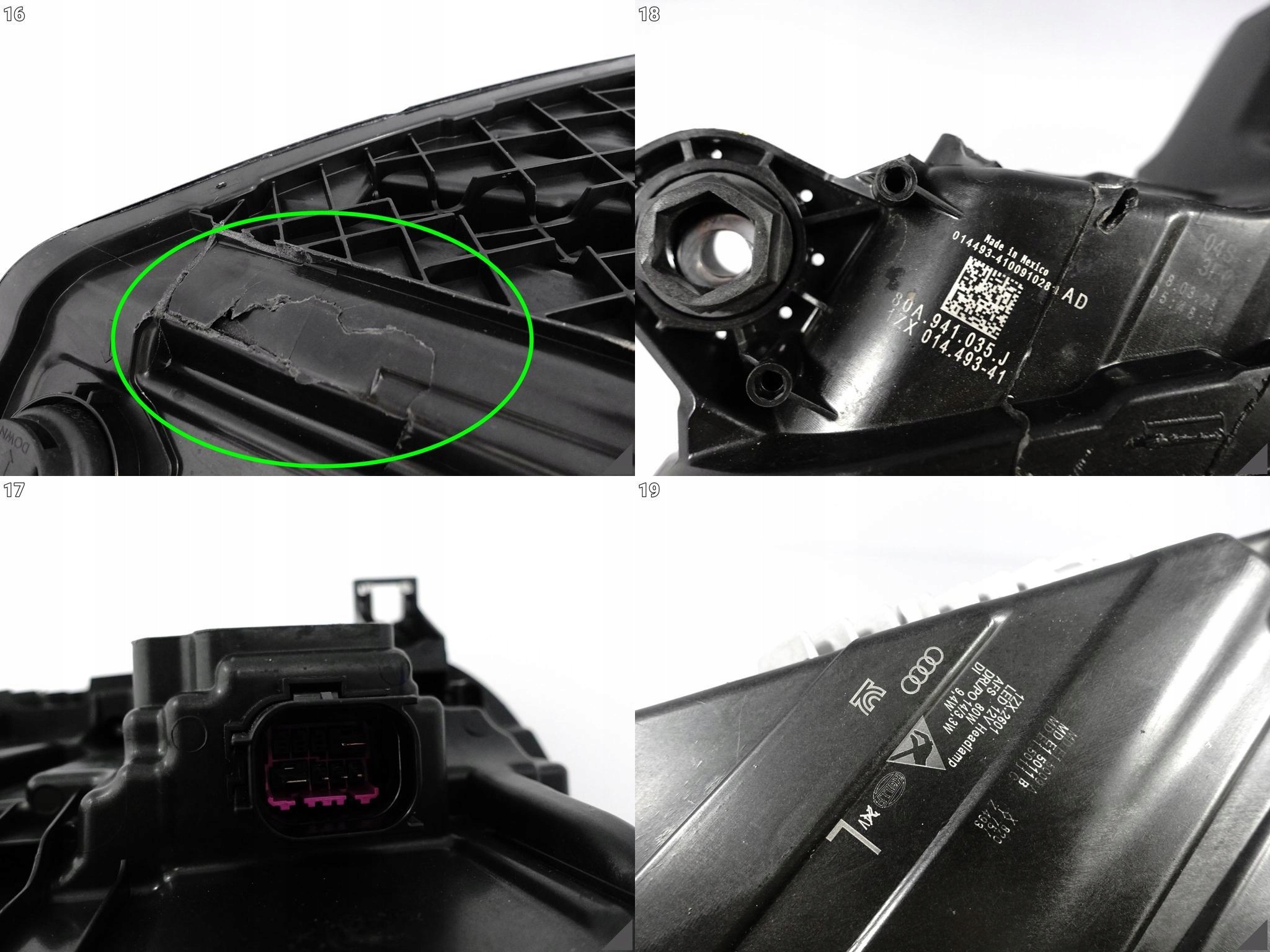AUDI Q5 SQ5 II 80A FY LIFT 21- MATRIX FULL LED LAMPA LEWA PRZÓD EU *035J* AUDI Q5 SQ5 II 80A FY LIFT 21- MATRIX FULL LED LAMPA LEWA PRZÓD EU *035J* - obrazek 11