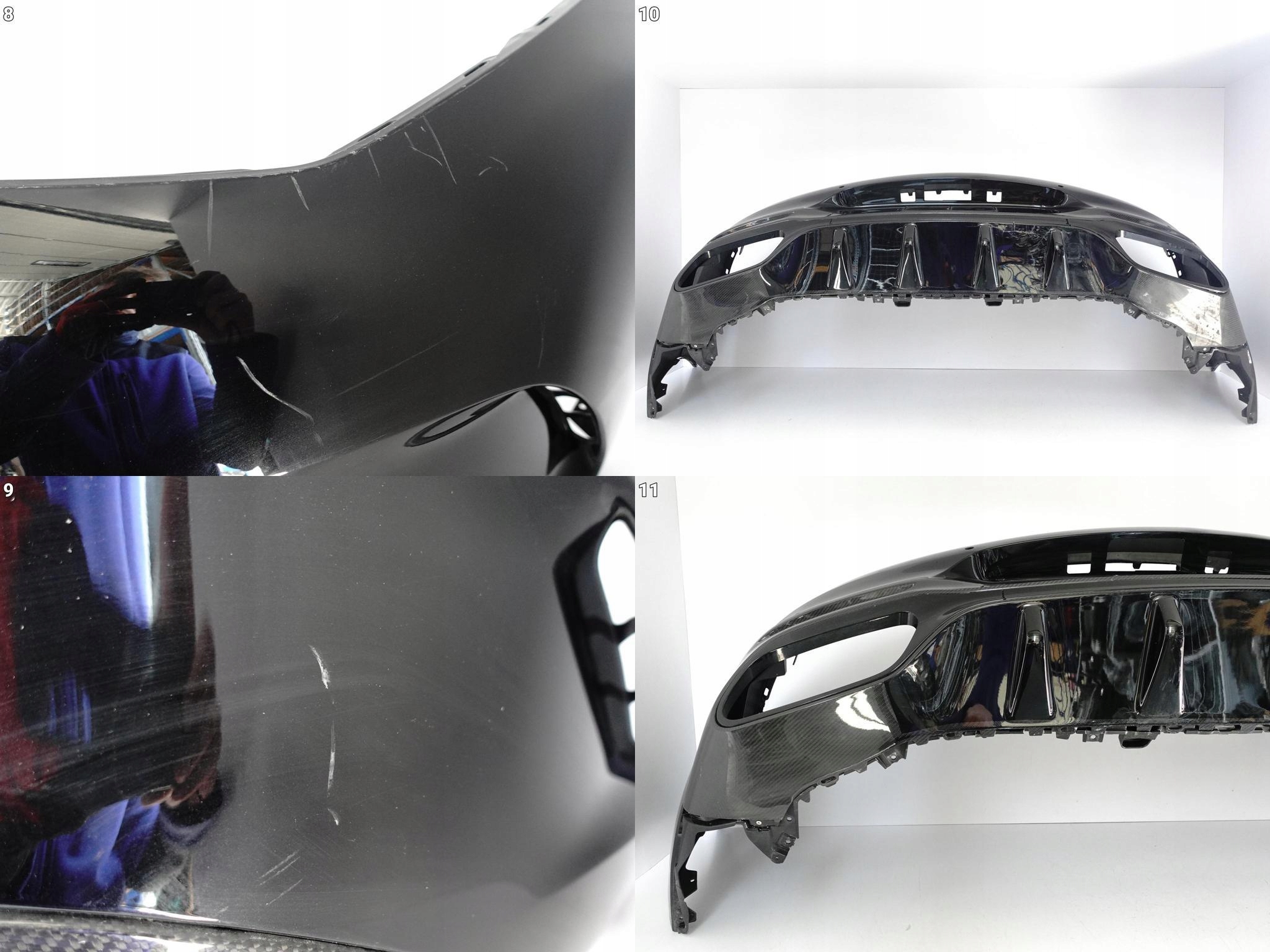 MERCEDES AMG SL R232 63 SL63 22- ZDERZAK SPOILER CARBON TYŁ *PDC* MERCEDES AMG SL R232 63 SL63 22- ZDERZAK SPOILER CARBON TYŁ *PDC* - obrazek 9
