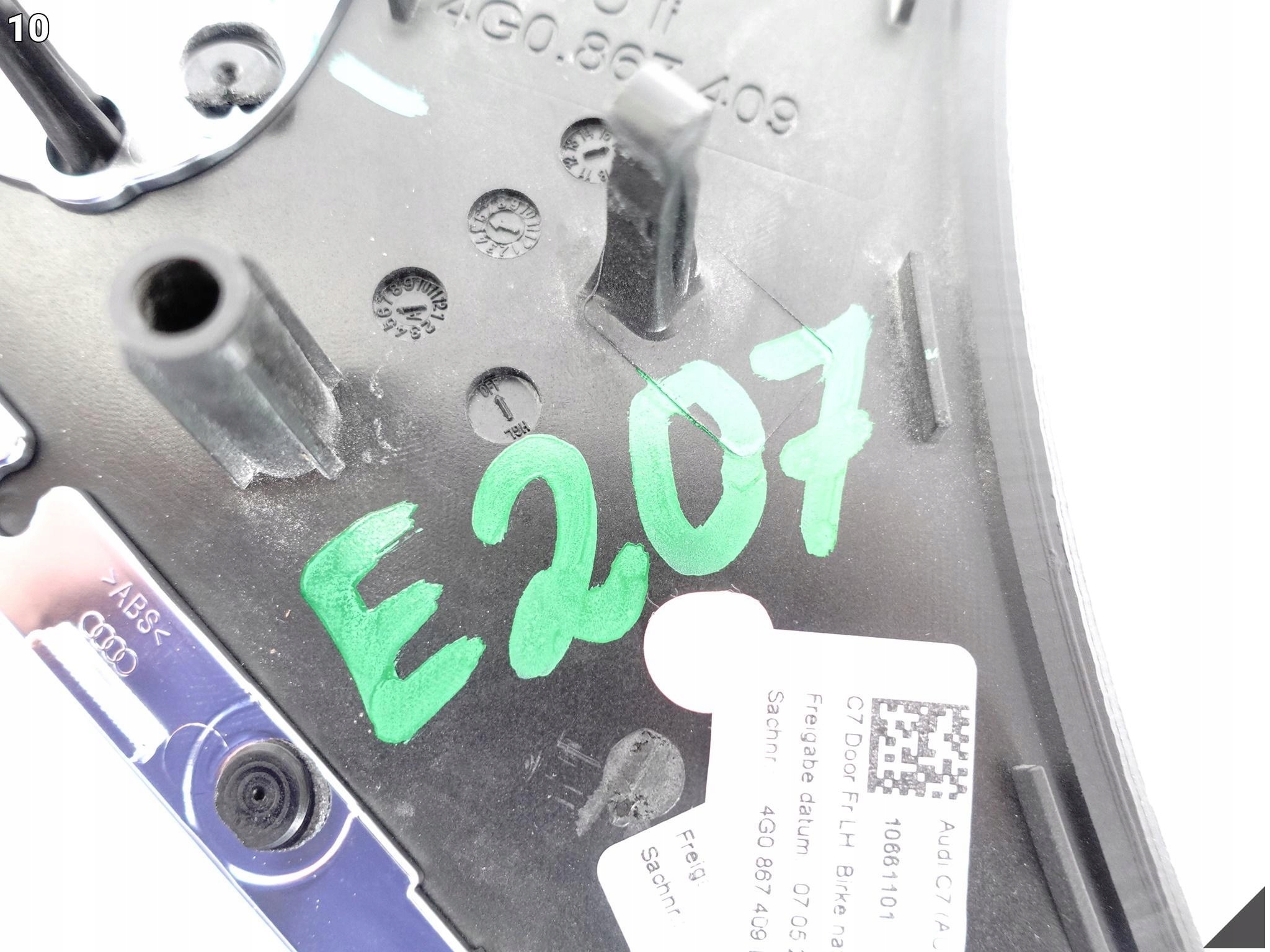 AUDI A6 S6 4G0 C7 LIFT 10-18 DEKOR DRZWI LEWYCH PRZÓD CHROM DREWNO ND8 AUDI A6 S6 4G0 C7 LIFT 10-18 DEKOR DRZWI LEWYCH PRZÓD CHROM DREWNO ND8 - obrazek 11