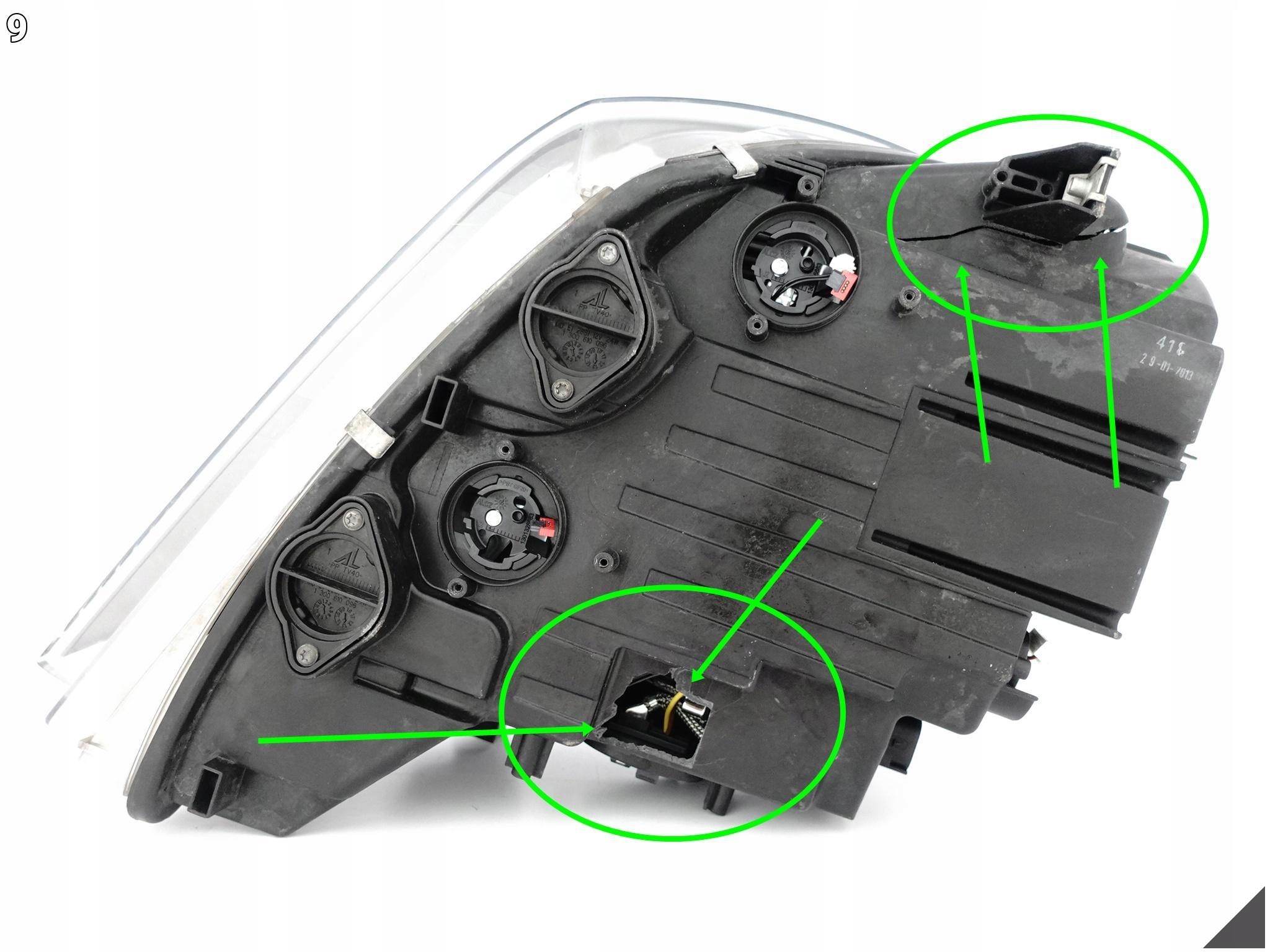 BMW 6 F06 F12 F13 LAMPA XENON + LED NIESKRĘTNA LEWA PRZÓD EUROPA BMW 6 F06 F12 F13 LAMPA XENON + LED NIESKRĘTNA LEWA PRZÓD EUROPA - obrazek 10