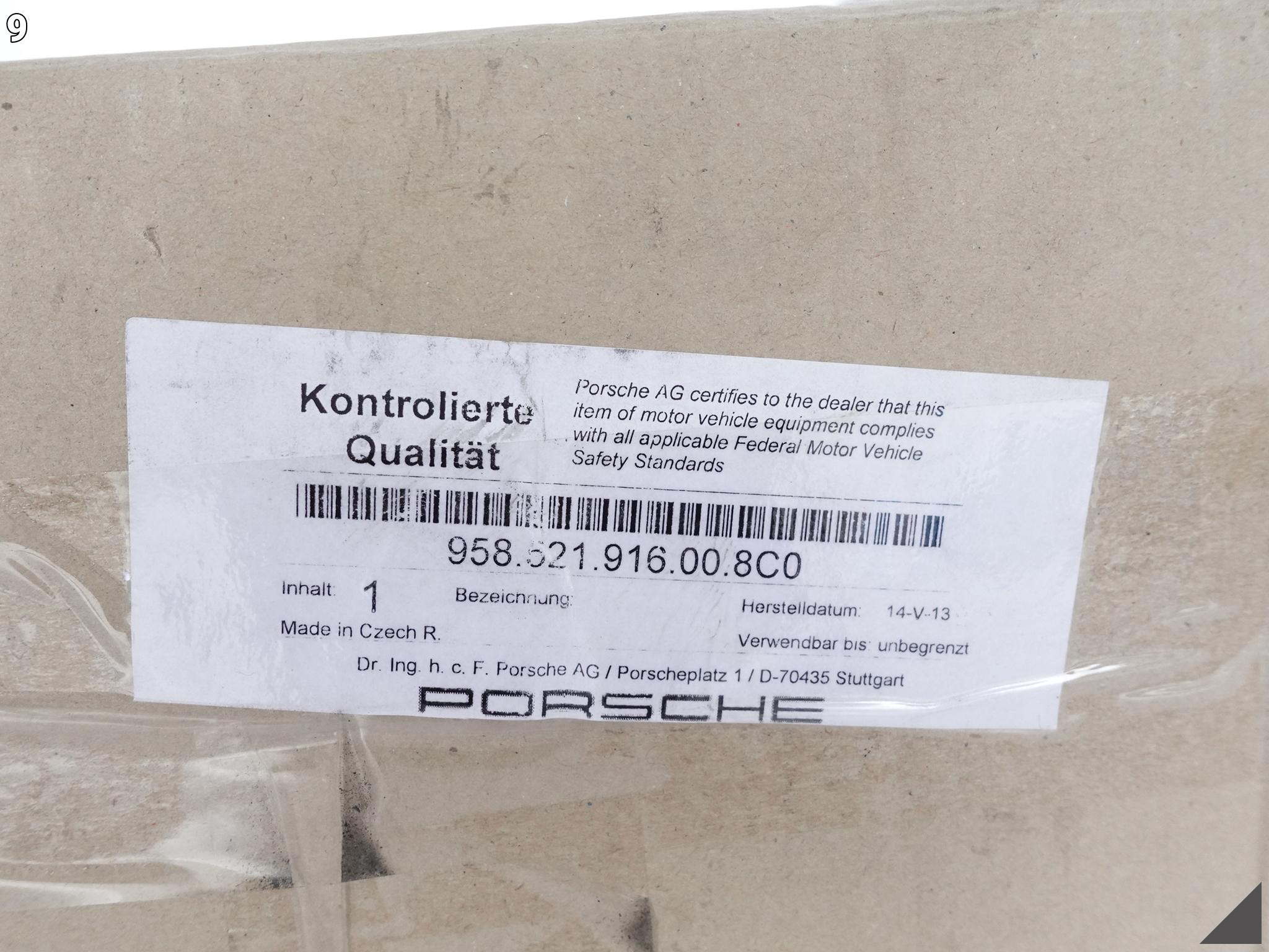 PORSCHE CAYENNE 7P5 ZAGŁÓWEK SKÓRA HERB PRZÓD PORSCHE CAYENNE 7P5 ZAGŁÓWEK SKÓRA HERB PRZÓD - obrazek 10