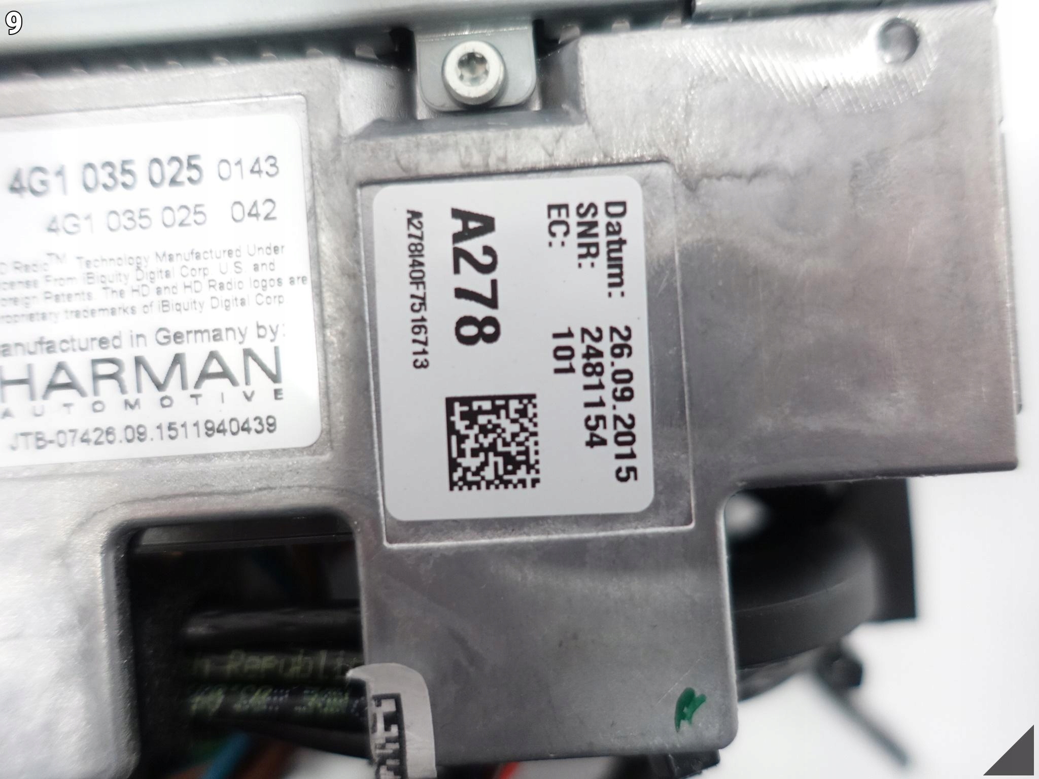 AUDI A7 A6 4G8 4G0 C7 LIFT 16-18 NAWIGACJA CZYTNIK SIM SD MIB II MAIN-UNIT AUDI A7 A6 4G8 4G0 C7 LIFT 16-18 NAWIGACJA CZYTNIK SIM SD MIB II MAIN-UNIT - obrazek 10