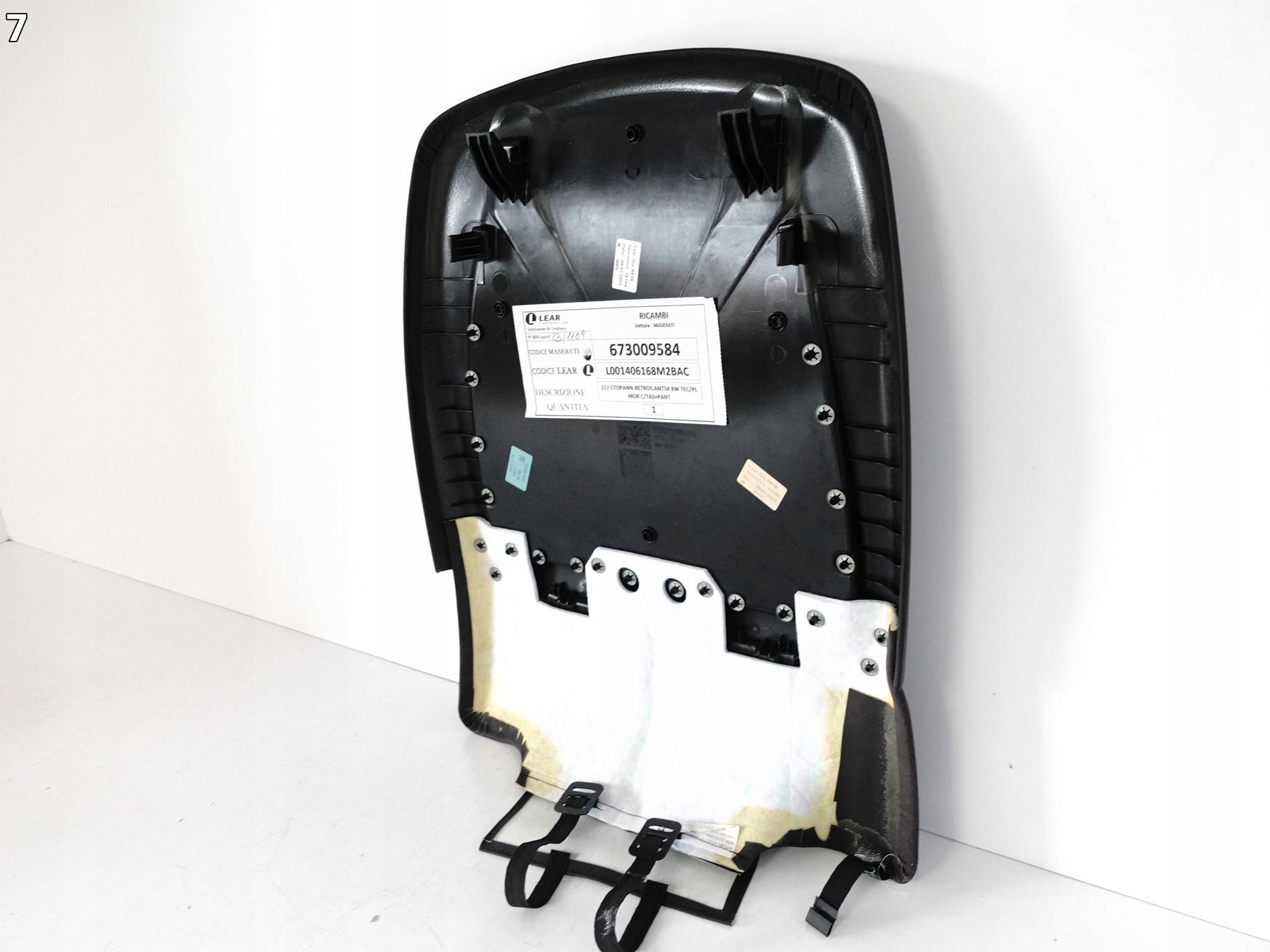MASERATI LEVANTE GHIBLI TYLNY PANEL TAPICERKA OSŁONA FOTELA LEWY PRZÓD MASERATI LEVANTE GHIBLI TYLNY PANEL TAPICERKA OSŁONA FOTELA LEWY PRZÓD - obrazek 8