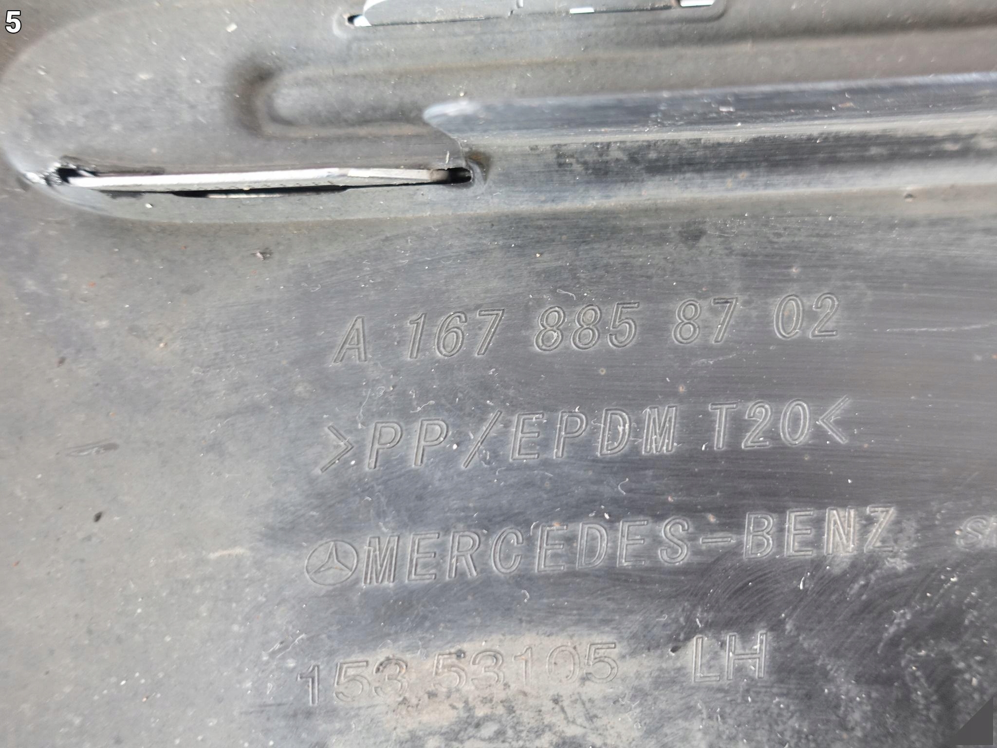 MERCEDES GLE II W167 19-23 KRATKA W ZDERZAK LEWA PRZÓD ATRAPA A1678858702 MERCEDES GLE II W167 19-23 KRATKA W ZDERZAK LEWA PRZÓD ATRAPA A1678858702 - obrazek 6