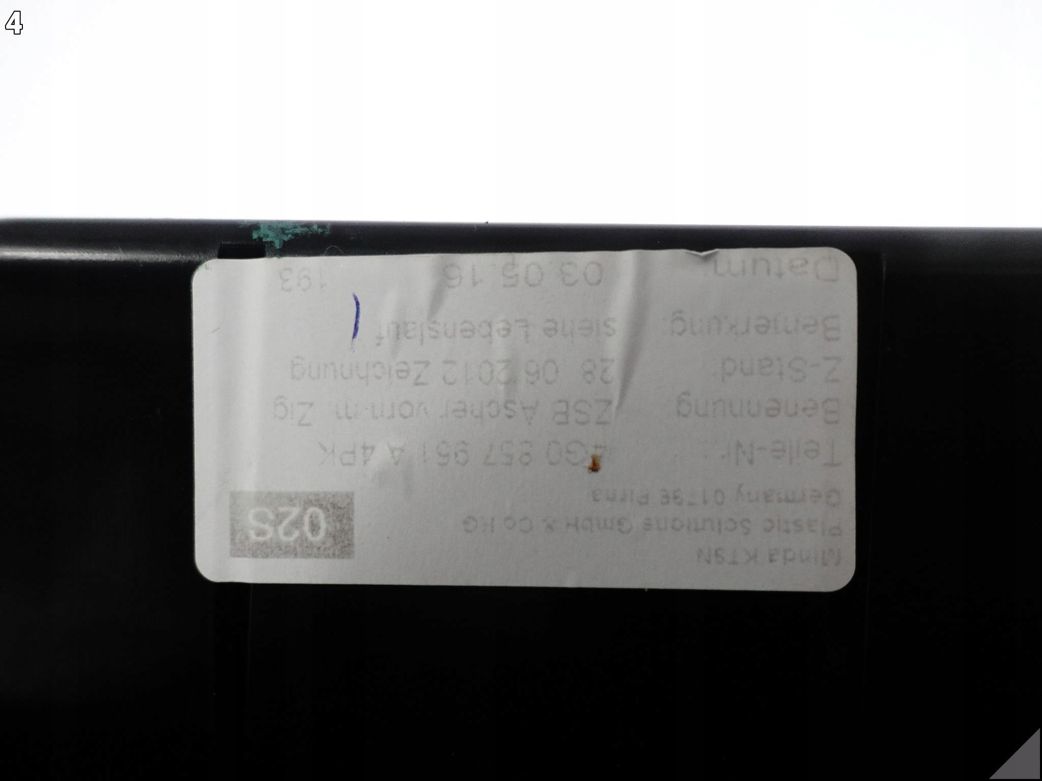 AUDI RS7 4G8 RS6 4G0 C7 10-18 POPIELNICZKA TUNEL ŚRODKOWY DEKOR CARBON 6T3 AUDI RS7 4G8 RS6 4G0 C7 10-18 POPIELNICZKA TUNEL ŚRODKOWY DEKOR CARBON 6T3 - obrazek 5
