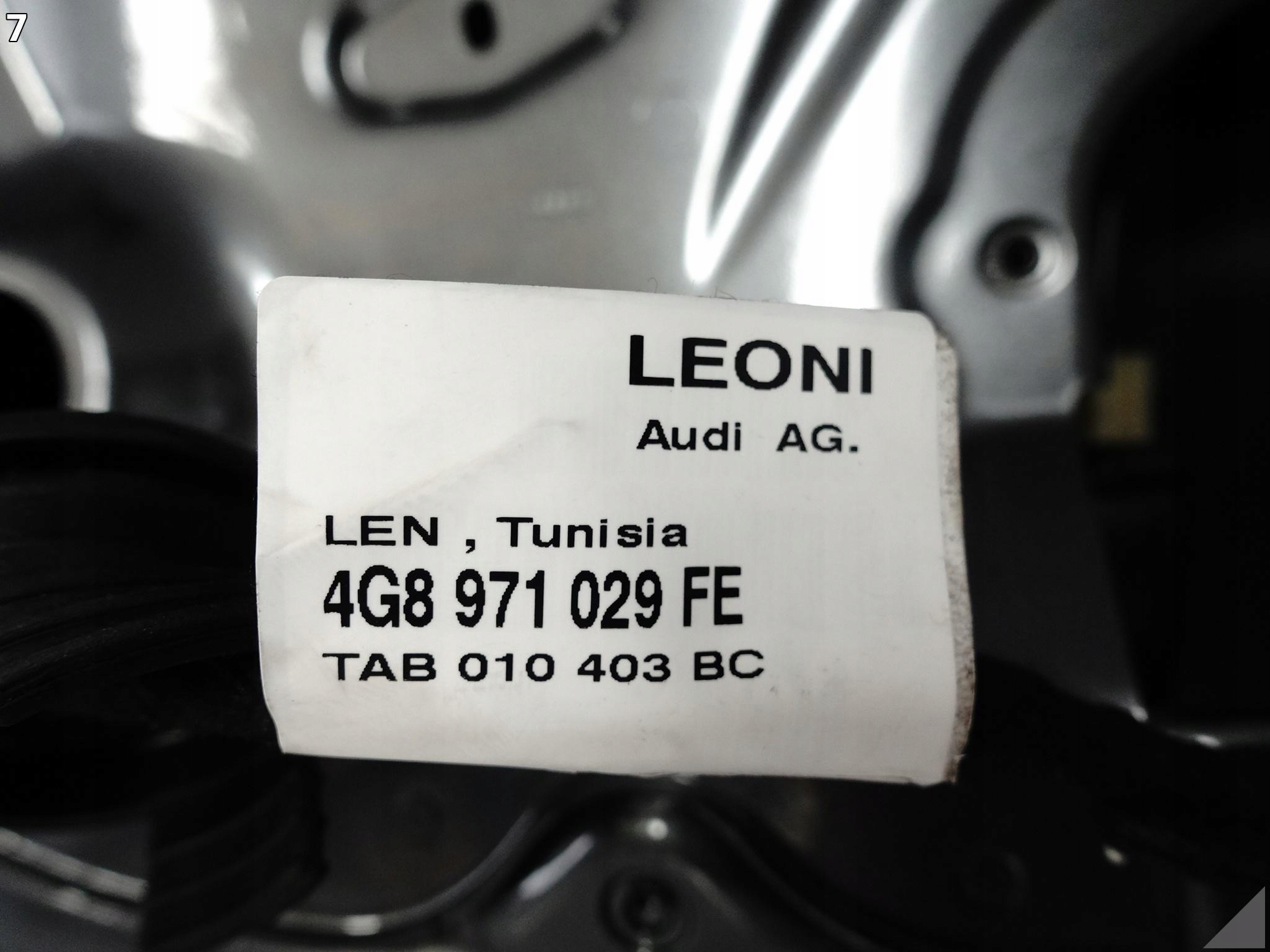 AUDI RS7 S7 A7 4G8 C7 10-18 LIFT DRZWI LEWE PRZÓD KOLOR Z7P * DEMONTAŻ * AUDI RS7 S7 A7 4G8 C7 10-18 LIFT DRZWI LEWE PRZÓD KOLOR Z7P * DEMONTAŻ * - obrazek 8
